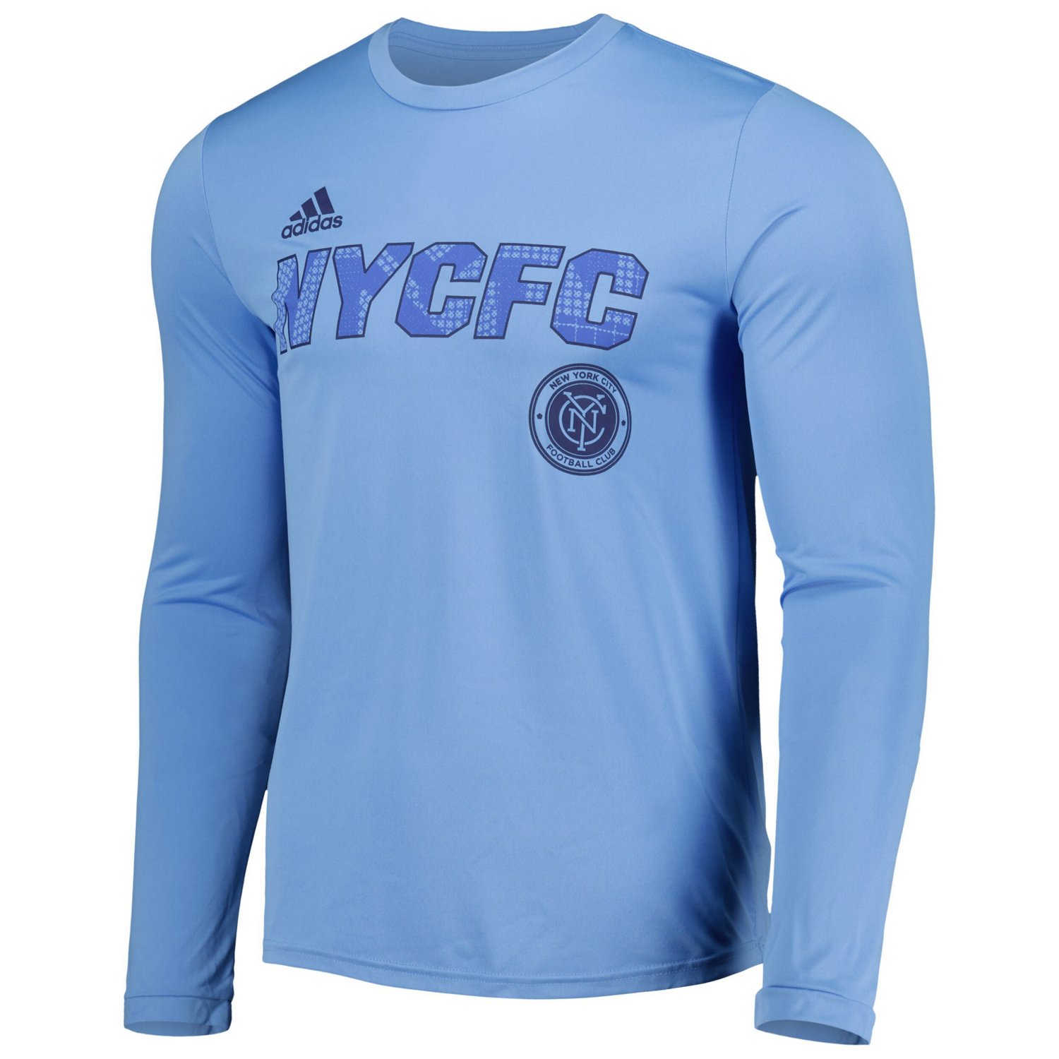 adidas Sky New York City FC Jersey Hook AEROREADY Long Sleeve T-Shirt ...