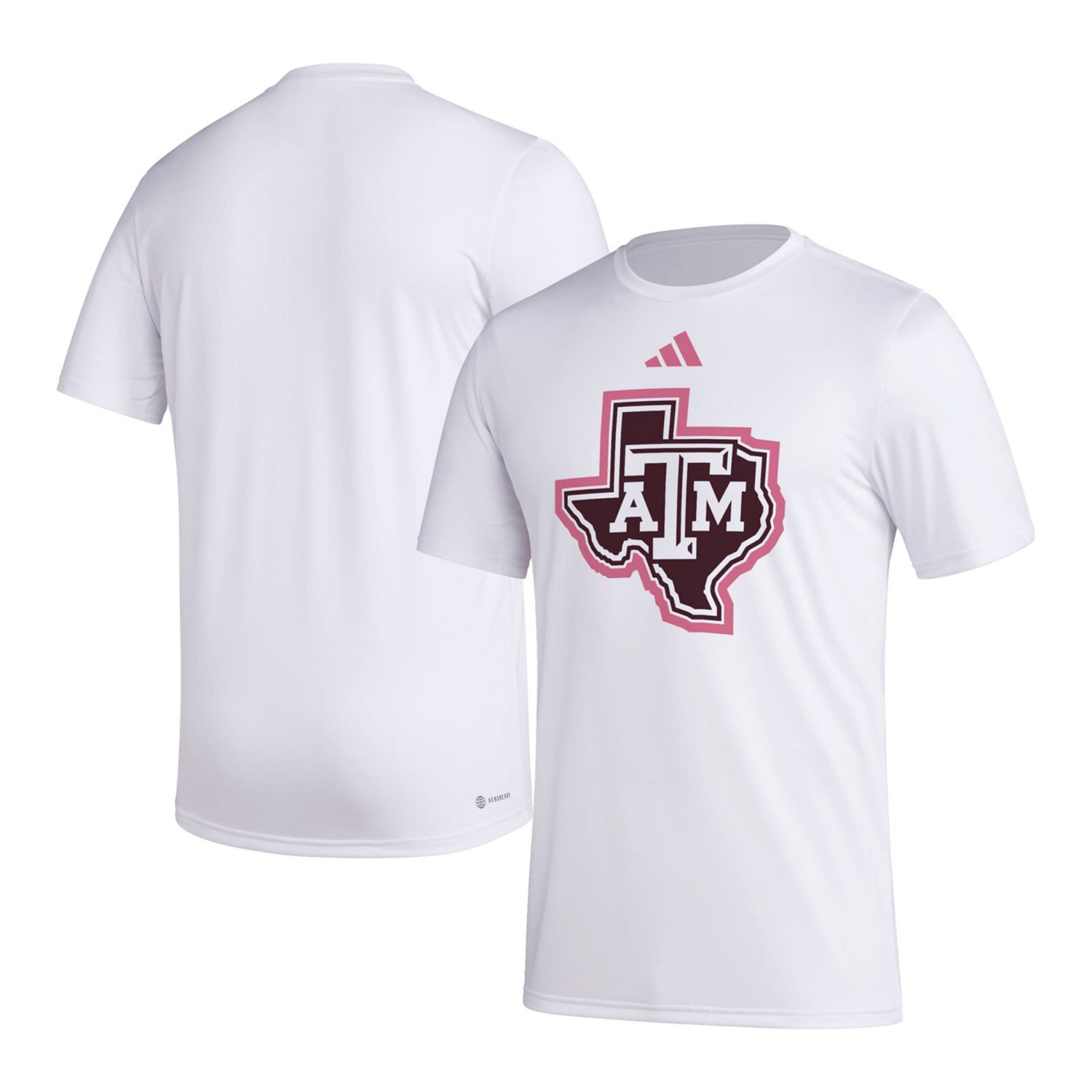 adidas Texas AM Aggies Pregame AEROREADY T-Shirt | Academy