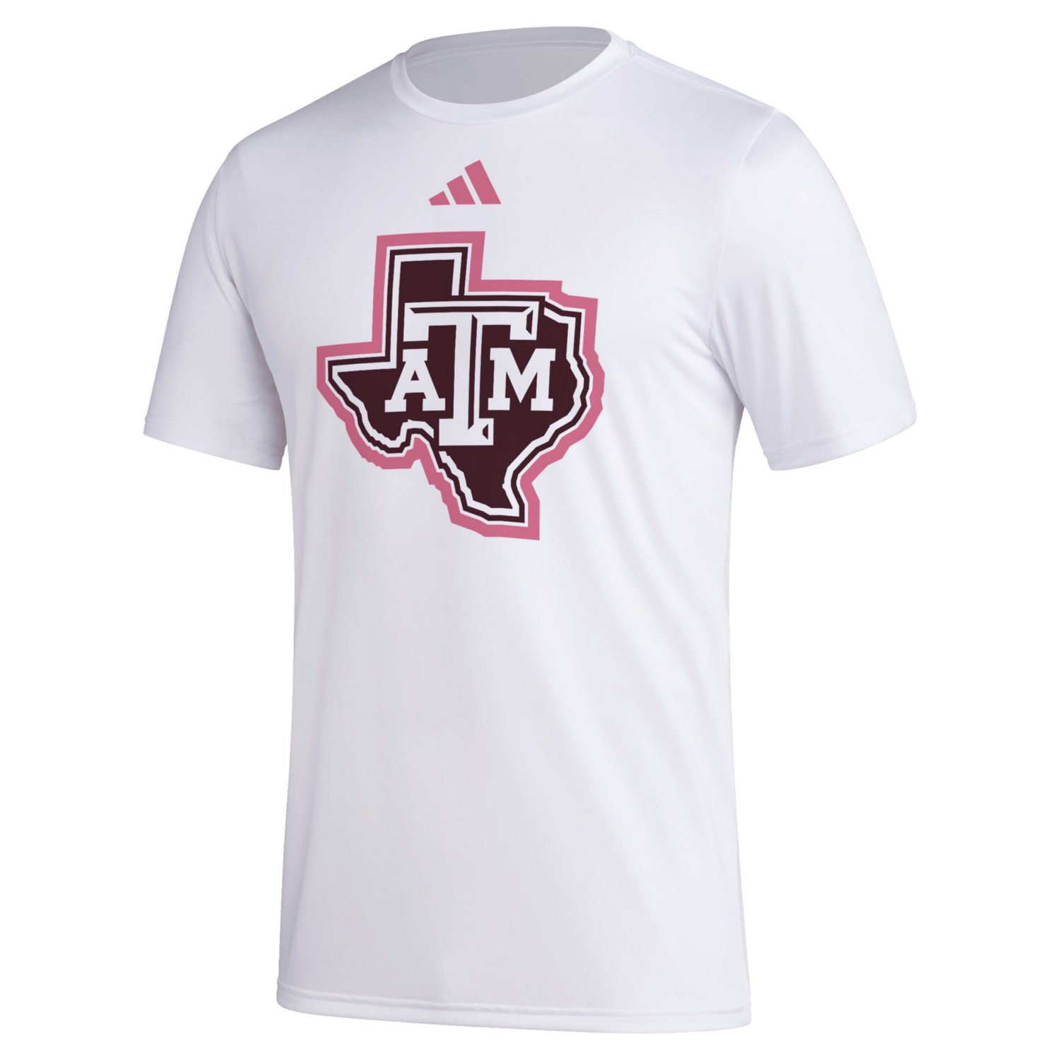 adidas Texas AM Aggies Pregame AEROREADY T-Shirt | Academy