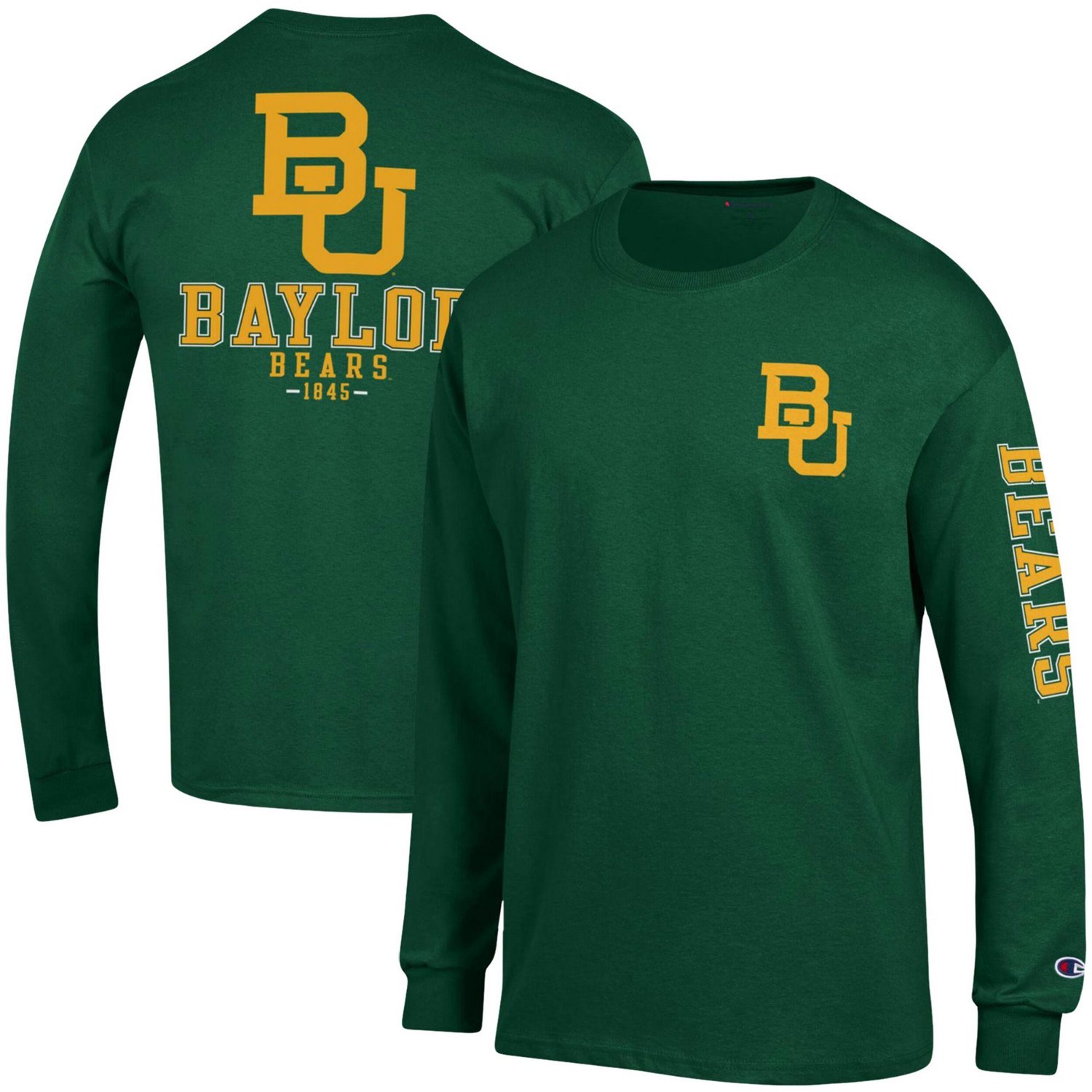 Champion Baylor Bears Team Stack Long Sleeve TShirt Academy