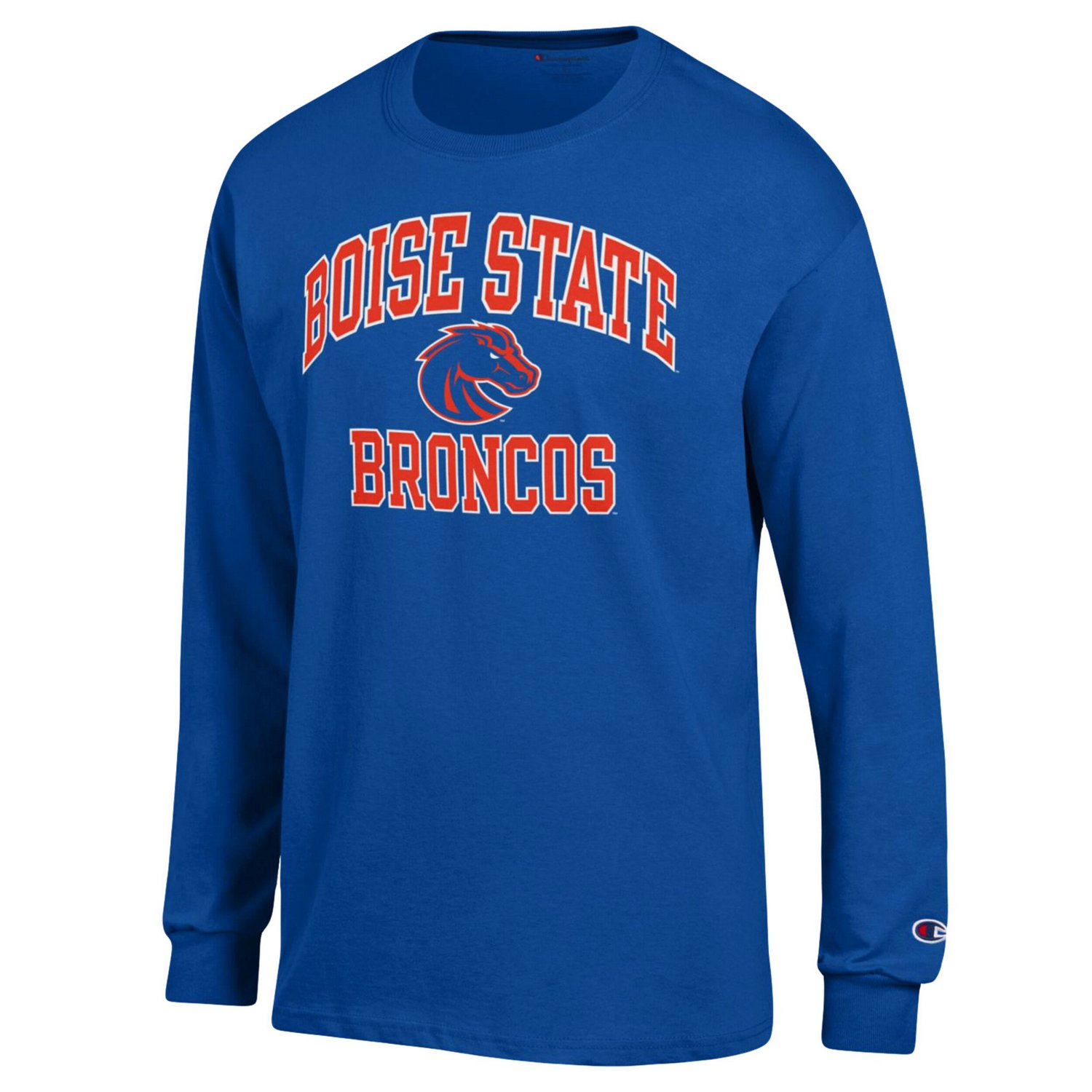 Champion Boise State Broncos High Motor Long Sleeve T-Shirt | Academy