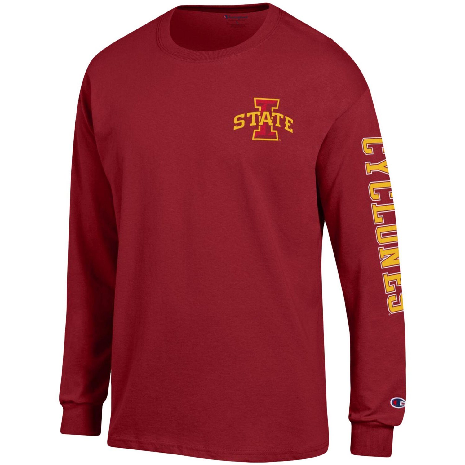 Champion Iowa State Cyclones Team Stack Long Sleeve T-Shirt | Academy