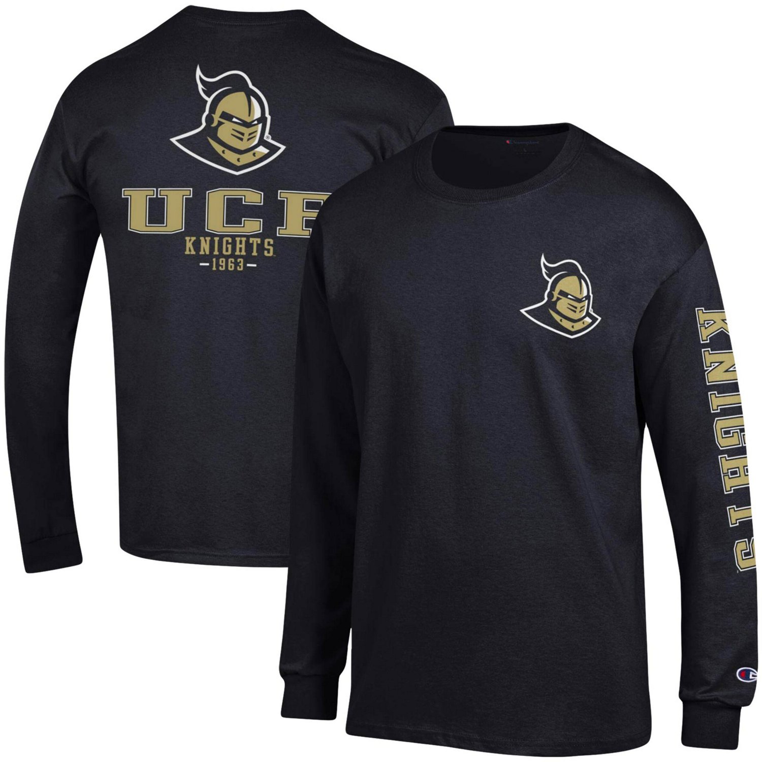 Champion UCF Knights Team Stack Long Sleeve TShirt Academy