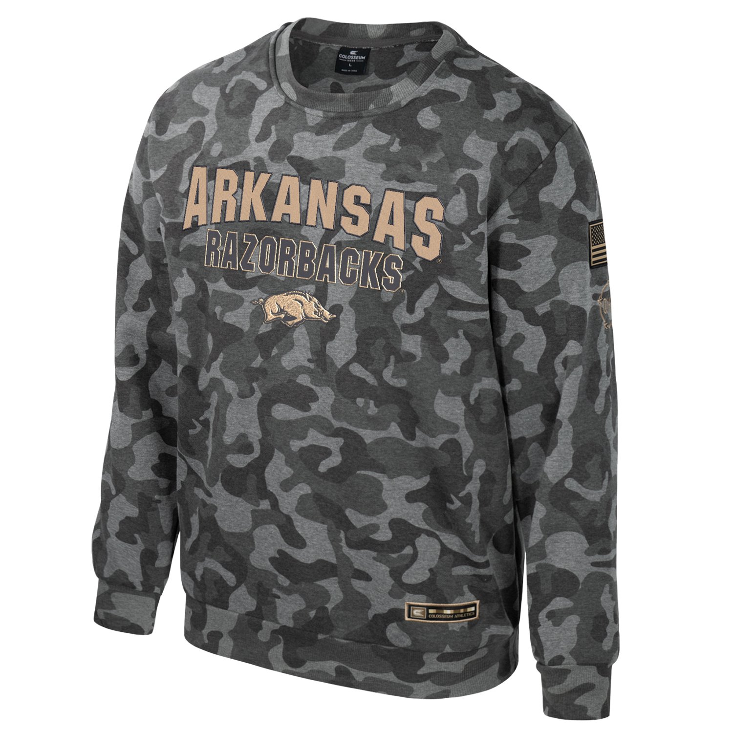 Colosseum Athletics Men's University of Arkansas Coyote Crew Long ...