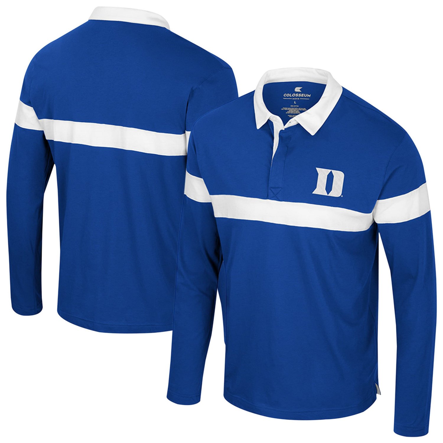 Colosseum Duke Blue Devils Too Cool For School Long Sleeve Polo | Academy