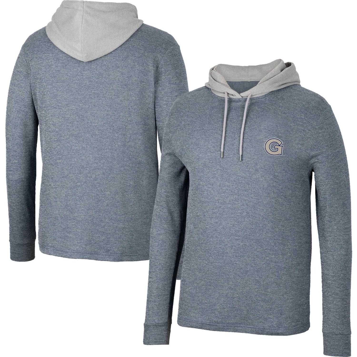 Colosseum Georgetown Hoyas Ballot Waffle-Knit Thermal Long Sleeve ...