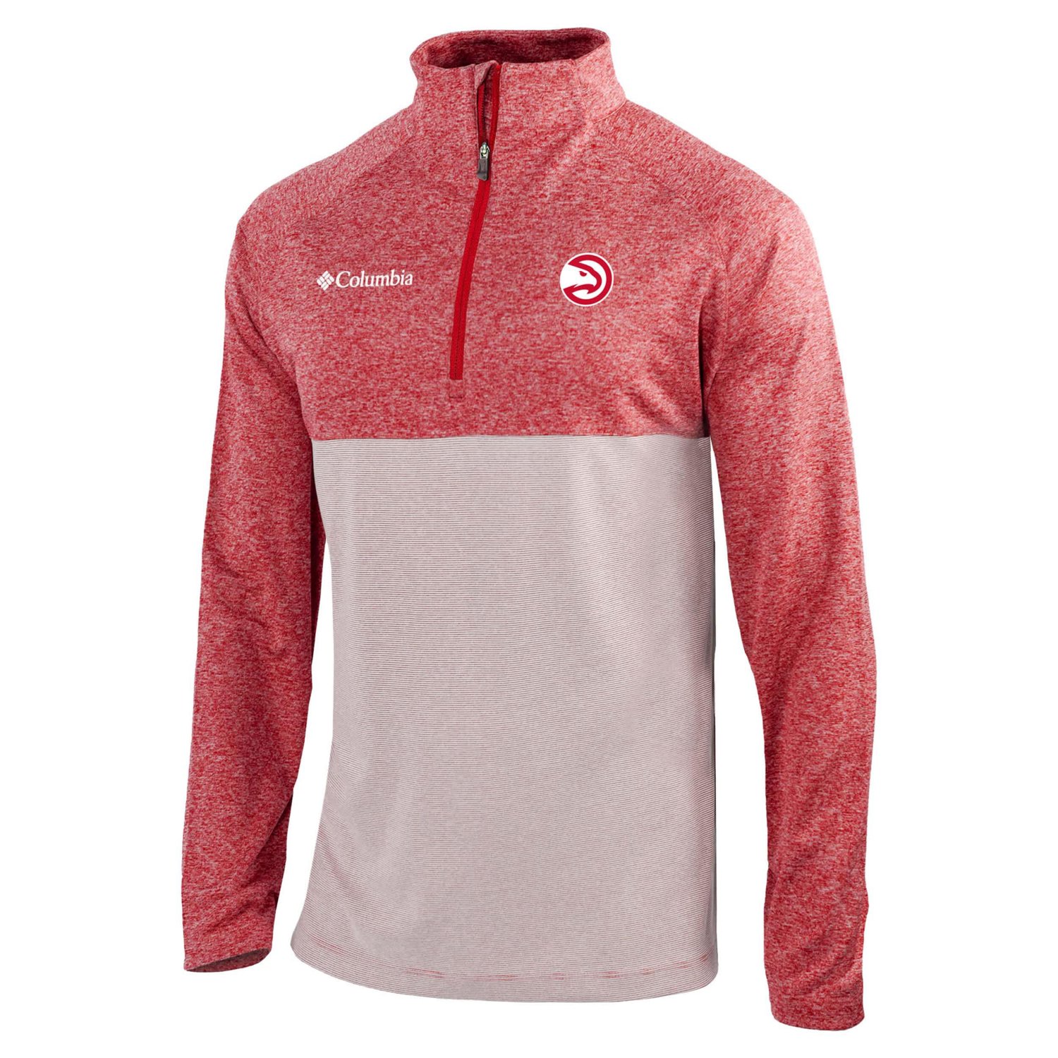 Columbia Atlanta Hawks Rockin' It Raglan Long Sleeve Quarter-Zip ...
