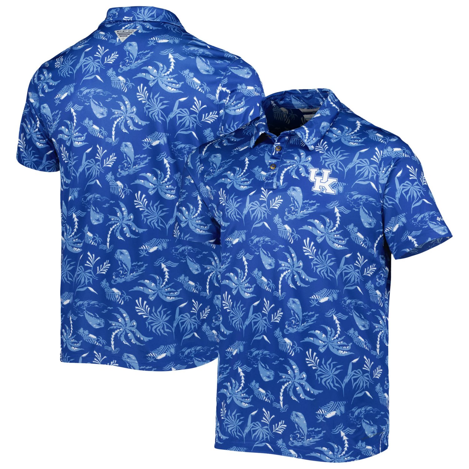 Columbia Kentucky Wildcats Super Terminal Tackle Omni-Shade Polo | Academy