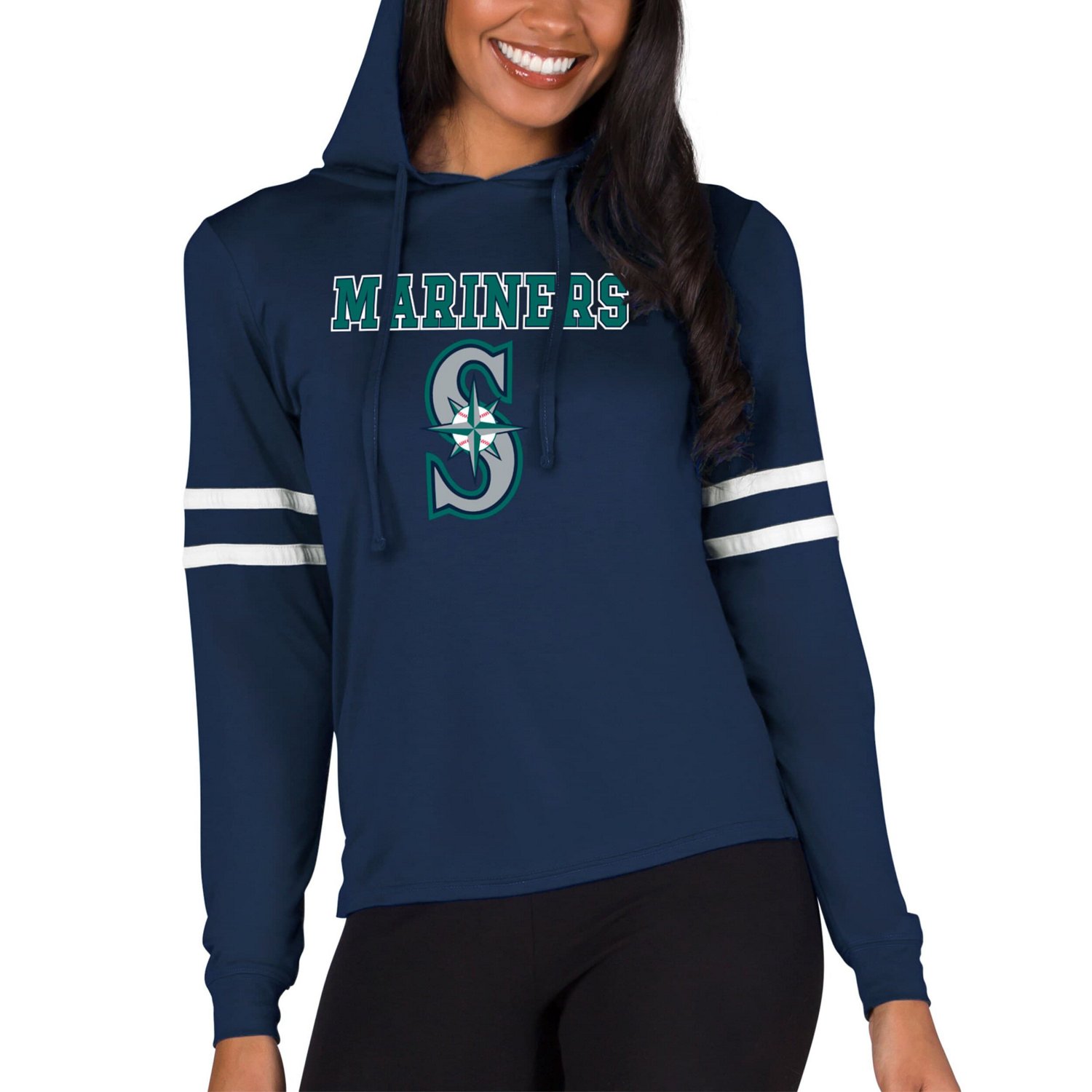 Concepts Sport Seattle Mariners Marathon Lightweight Lounge Pullover ...