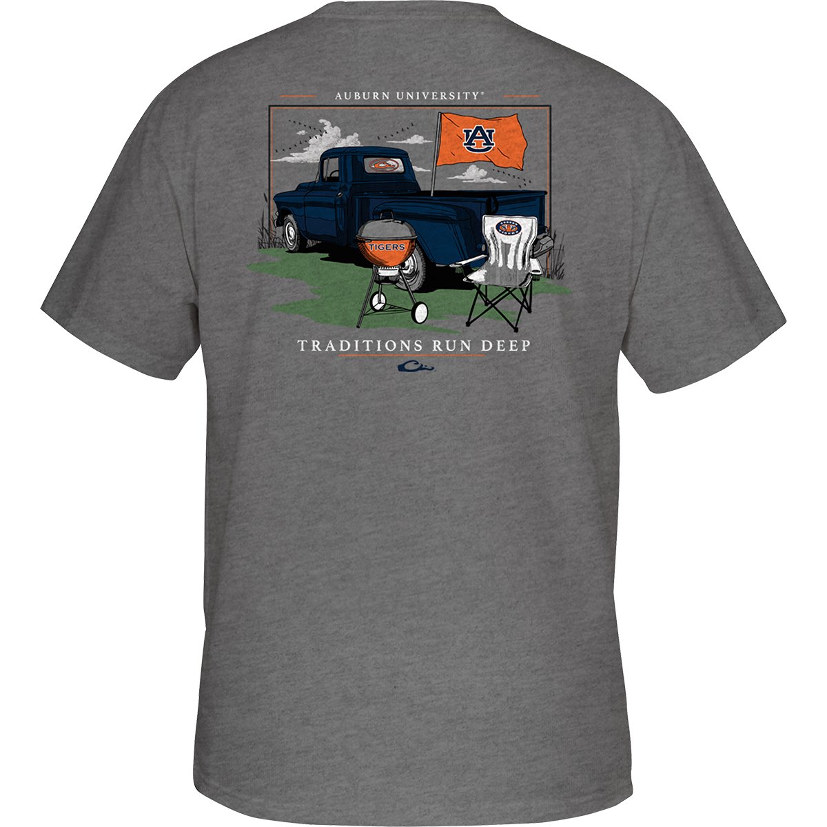 Drake Men's Auburn University Tailgate Tshirt Academy