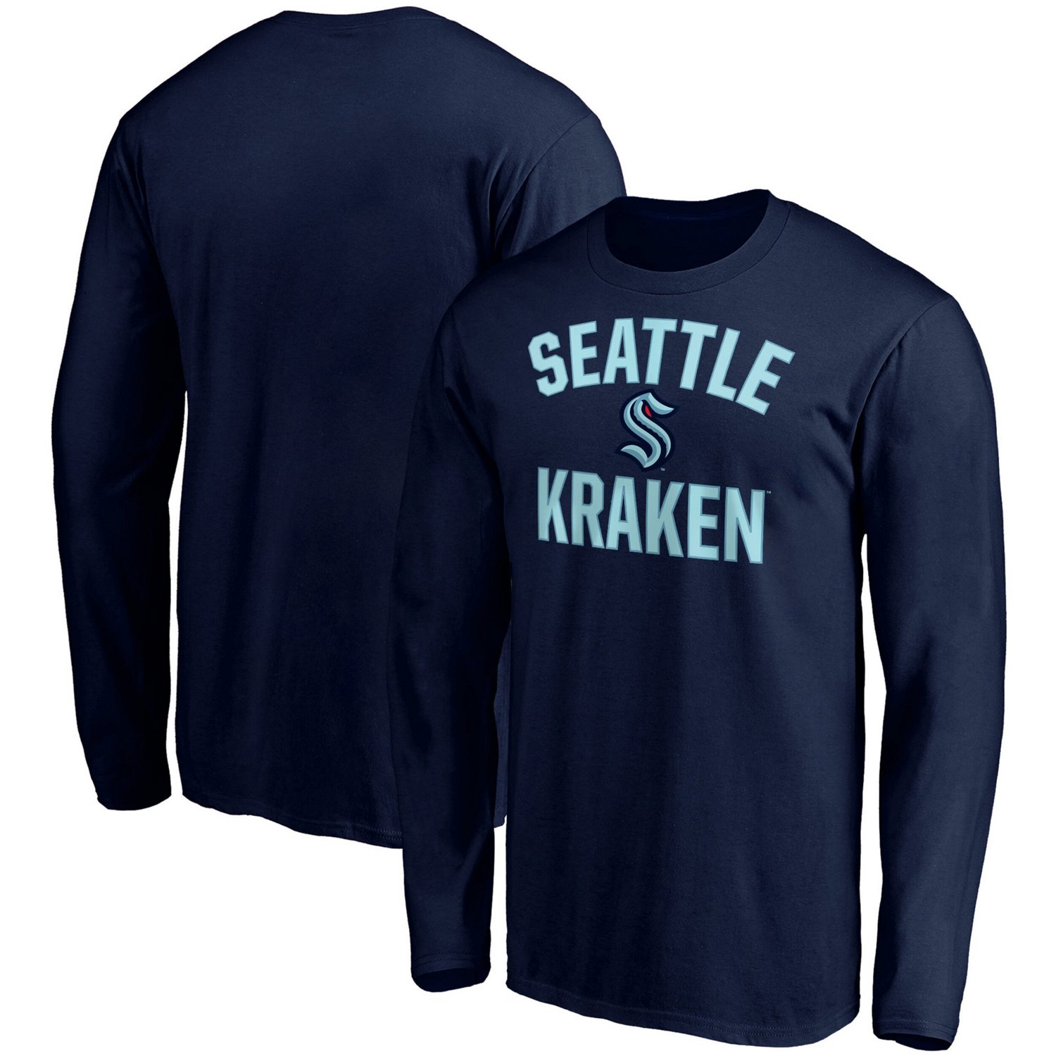 Fanatics Branded Deep Sea Seattle Kraken Big Tall Victory Arch Long ...