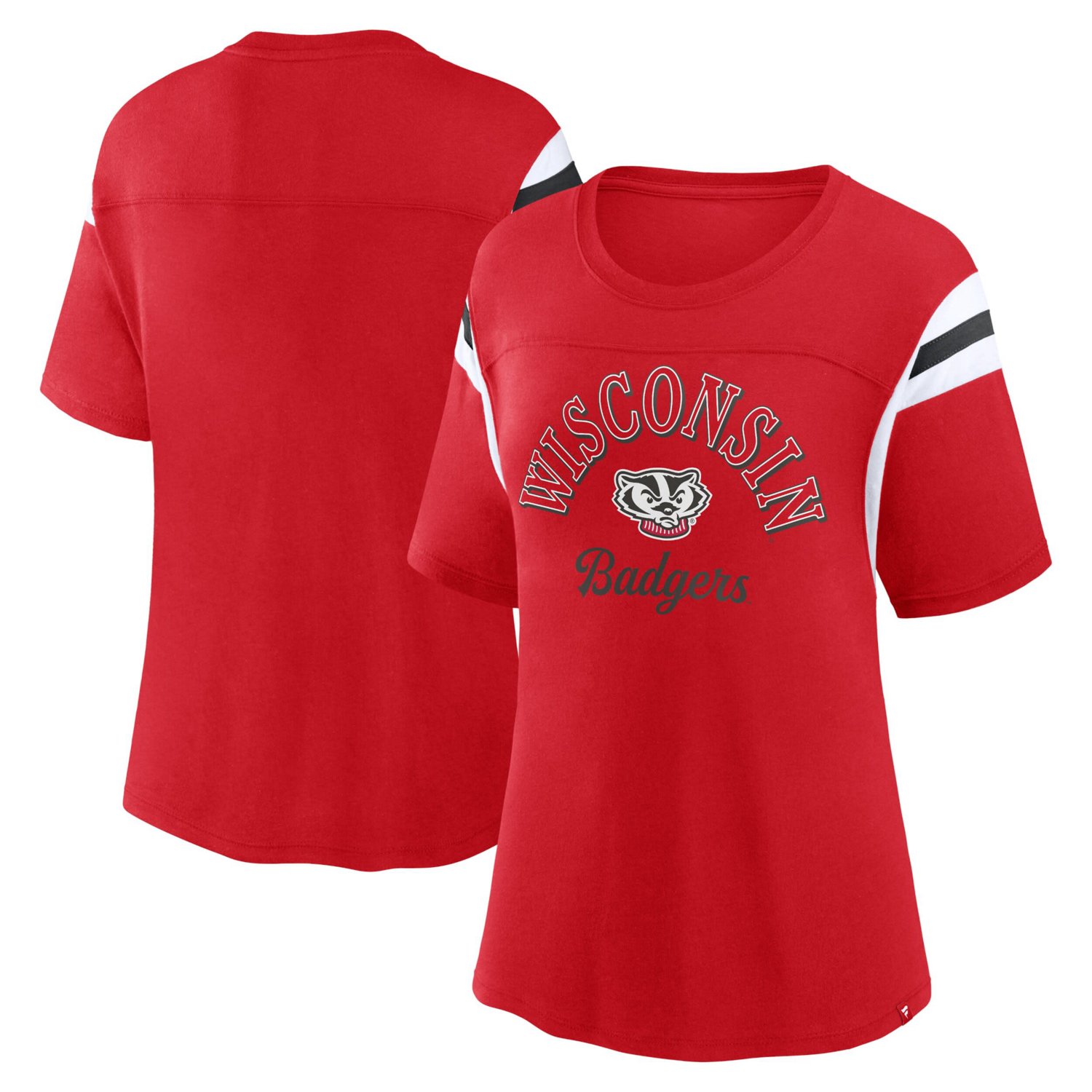 Fanatics Branded Wisconsin Badgers Tailgate Striped TShirt Academy