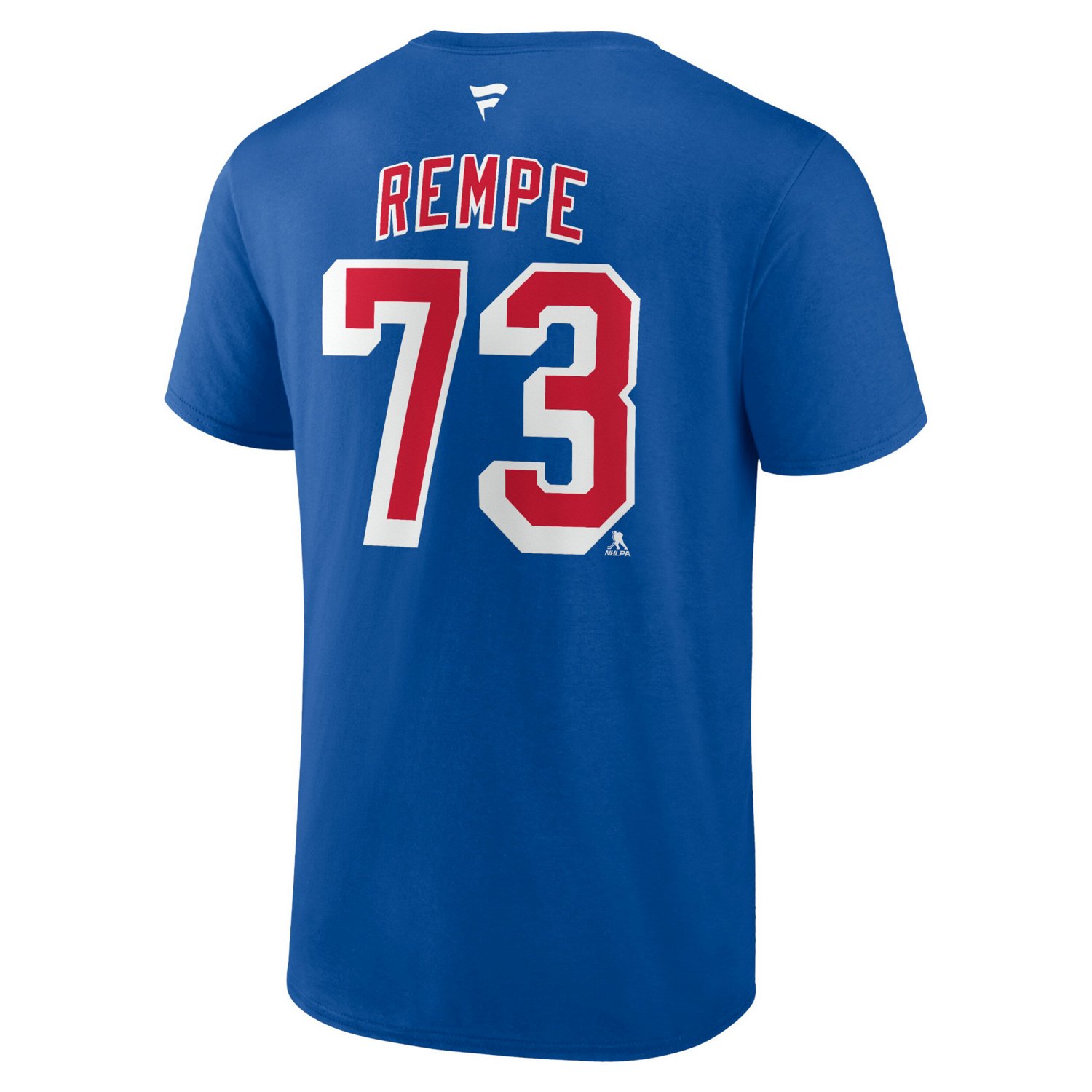 Fanatics Matt Rempe New York Rangers Authentic Stack Name Number T ...