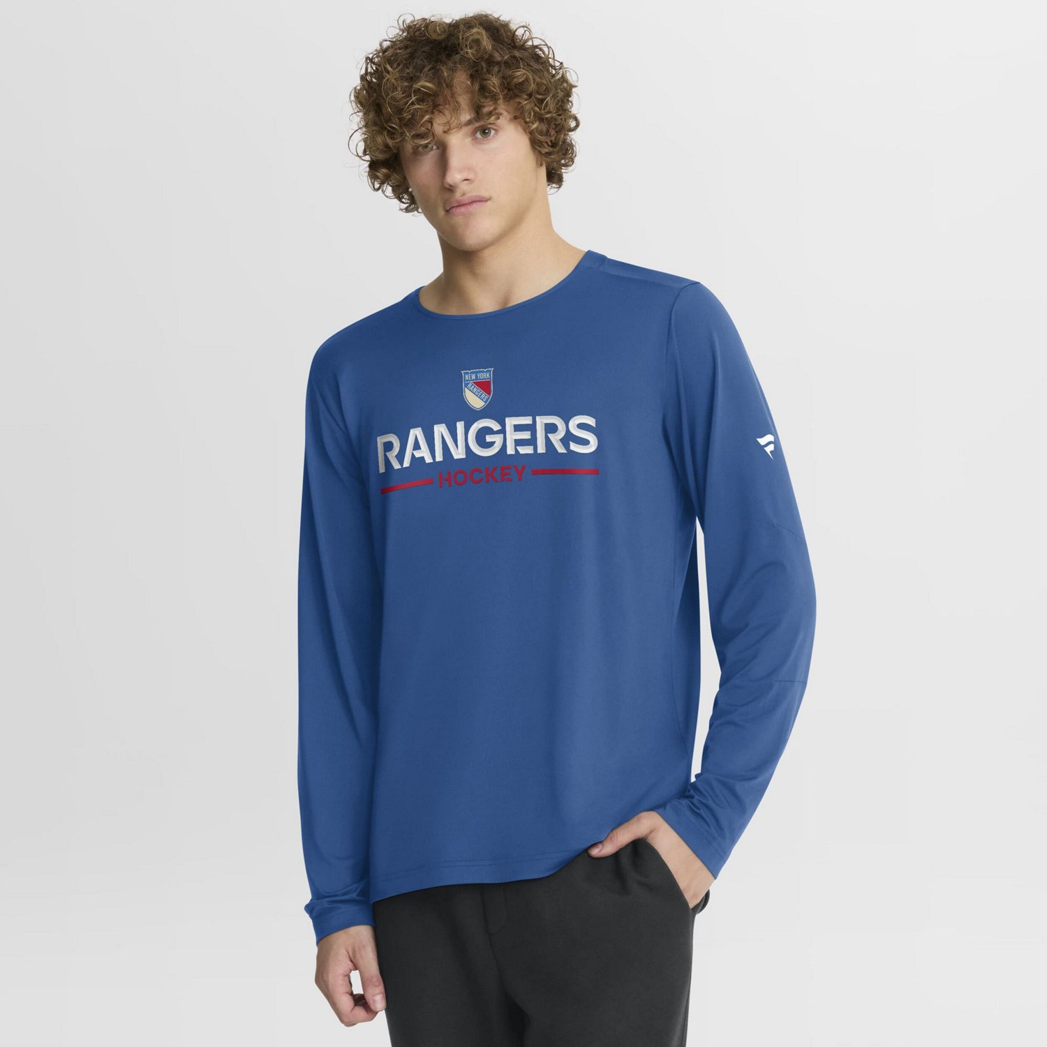 Fanatics New York Rangers Authentic Pro Rink Centennial Tech Long ...