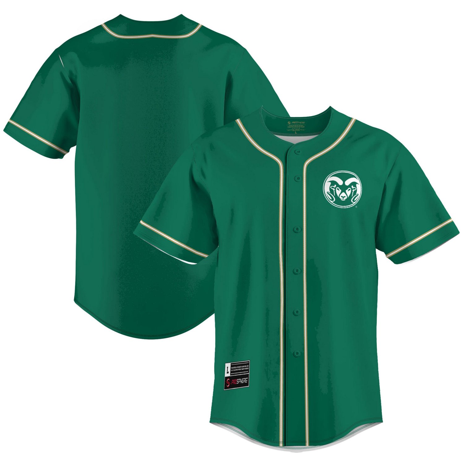 GameDay Greats Colorado State Rams Lightweight Baseball Jersey | Academy