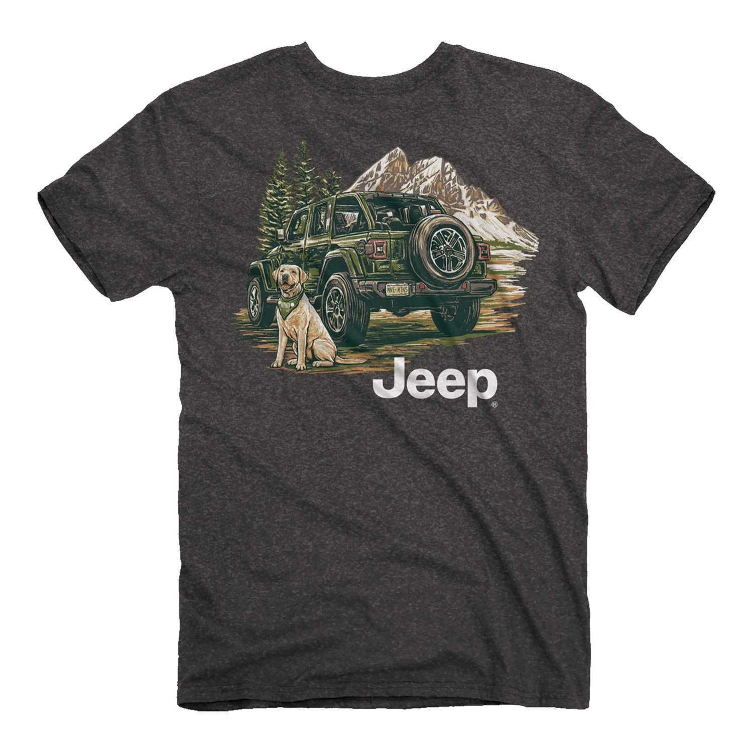 Jeep Mountain Dog Tshirt Academy