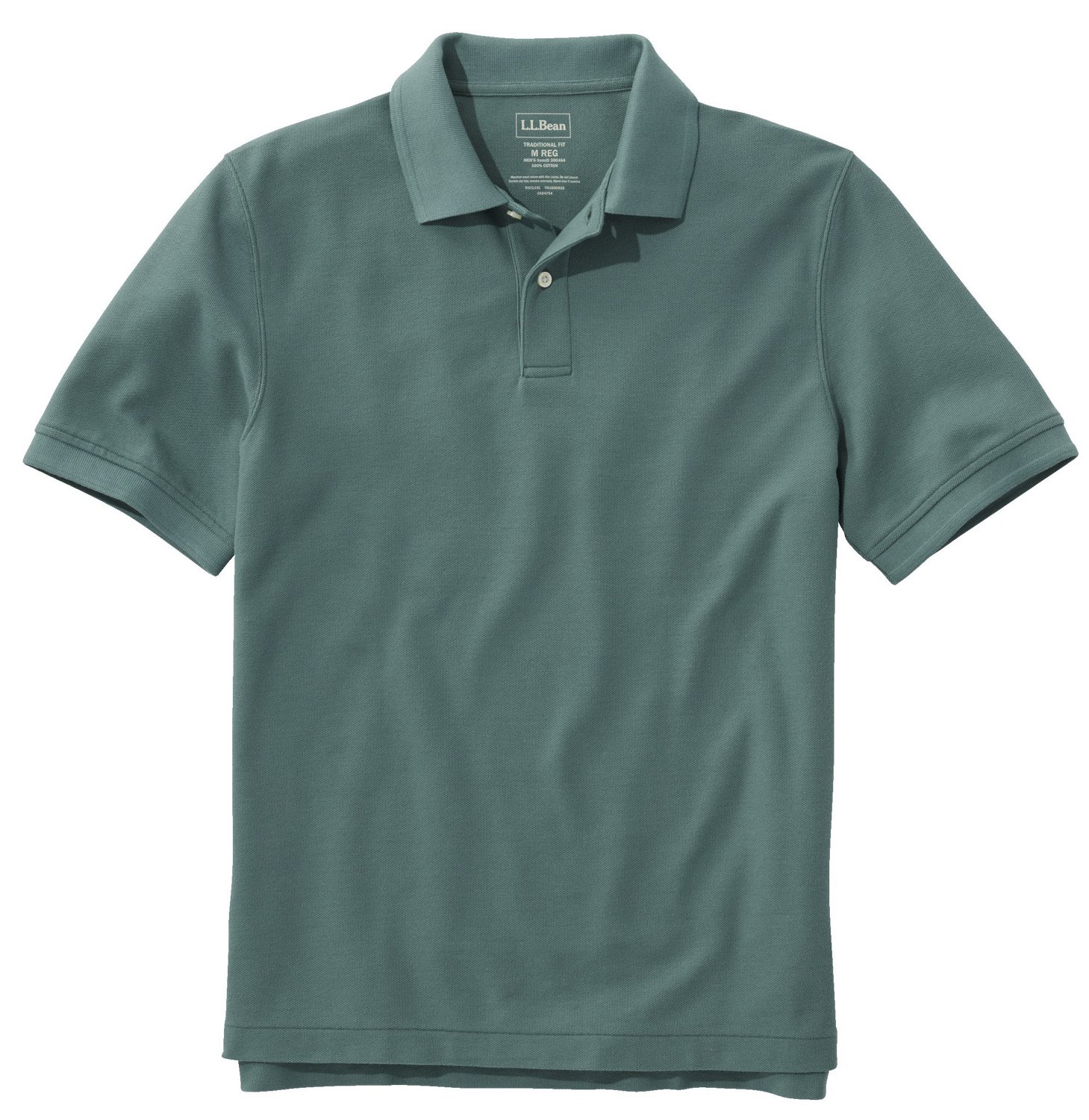 L.L.Bean Men's Premium Double L Polo Shirt Academy