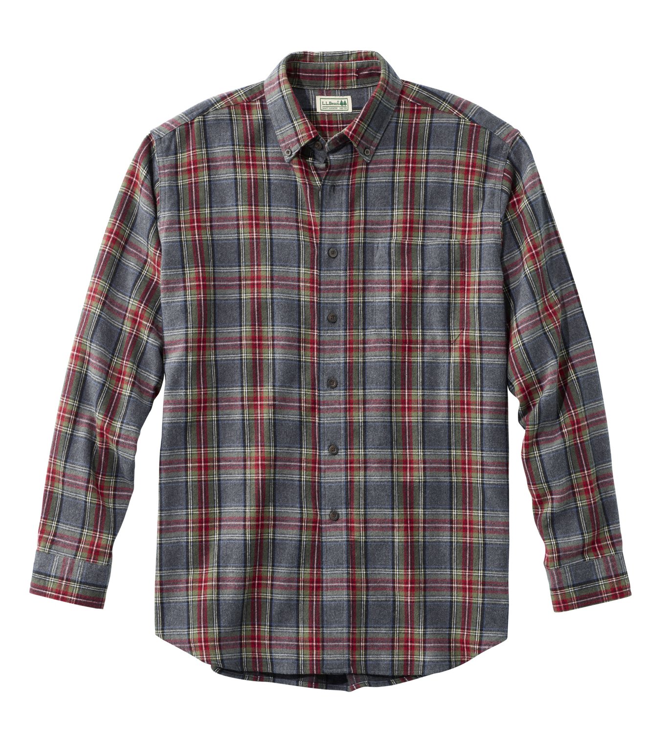 L.L.Bean Men's Scotch Plaid Traditional Fit Flannel Shirt | Academy