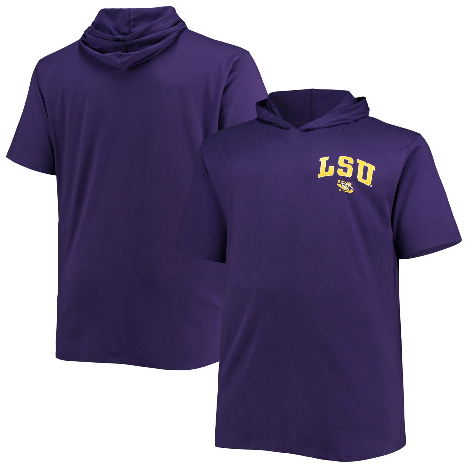 LSU Tigers Big Tall Team Hoodie TShirt Academy
