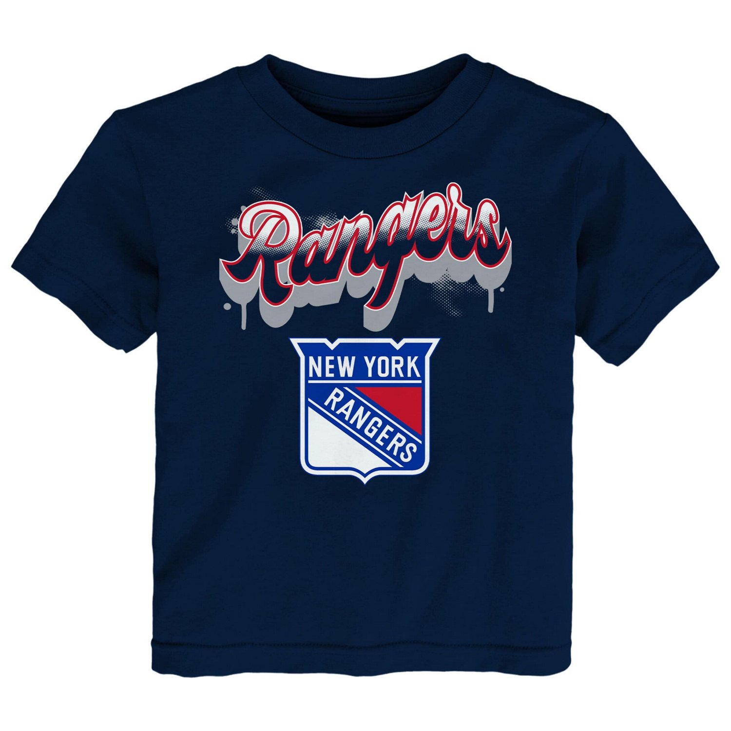 New York Rangers Bubbly Script T-Shirt | Academy