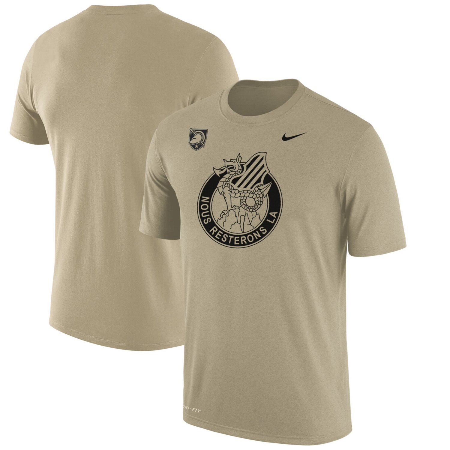 Nike Army Black Knights 2023 Rivalry Collection Crest Performance T ...