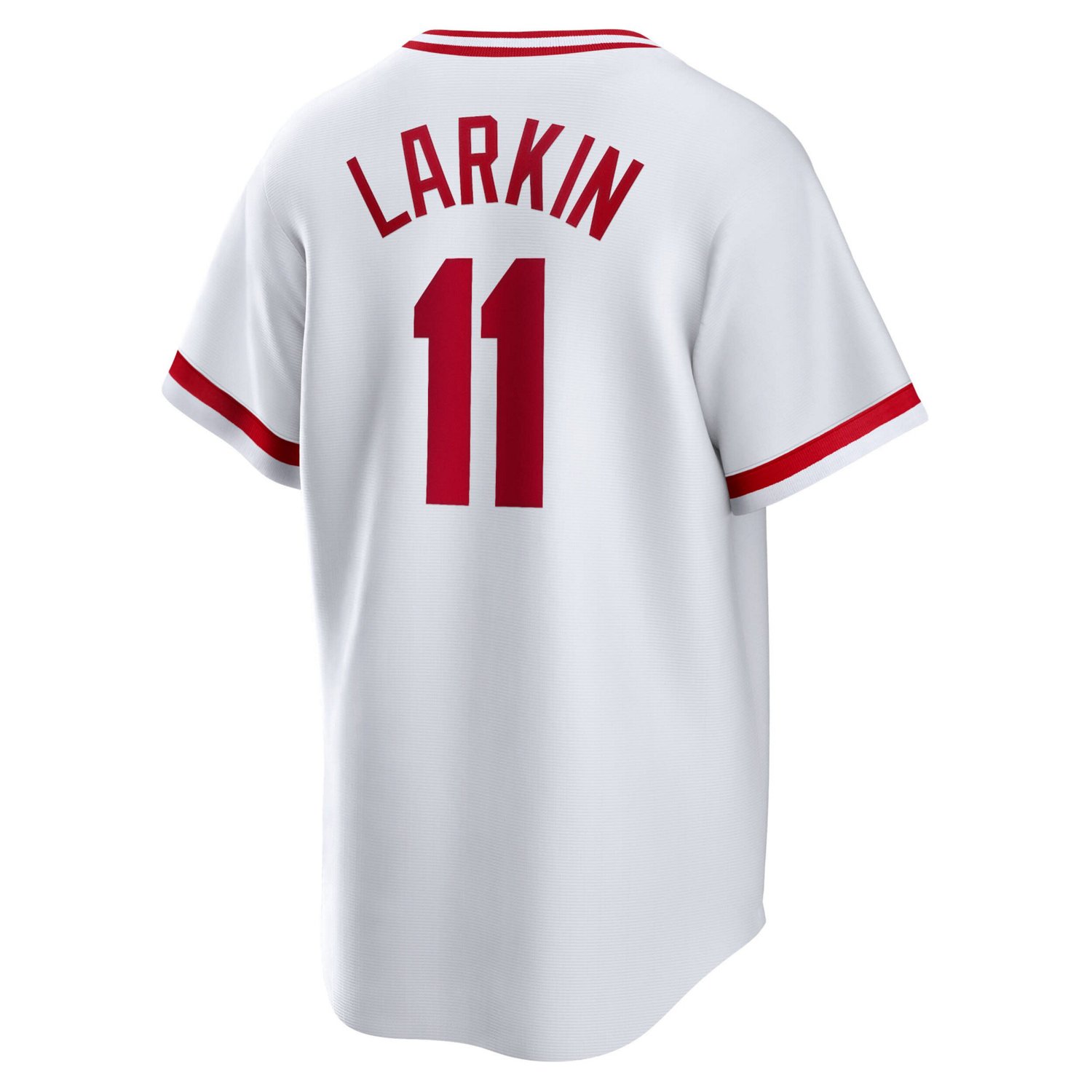 Nike Barry Larkin Cincinnati Reds Home Cooperstown Collection Player ...