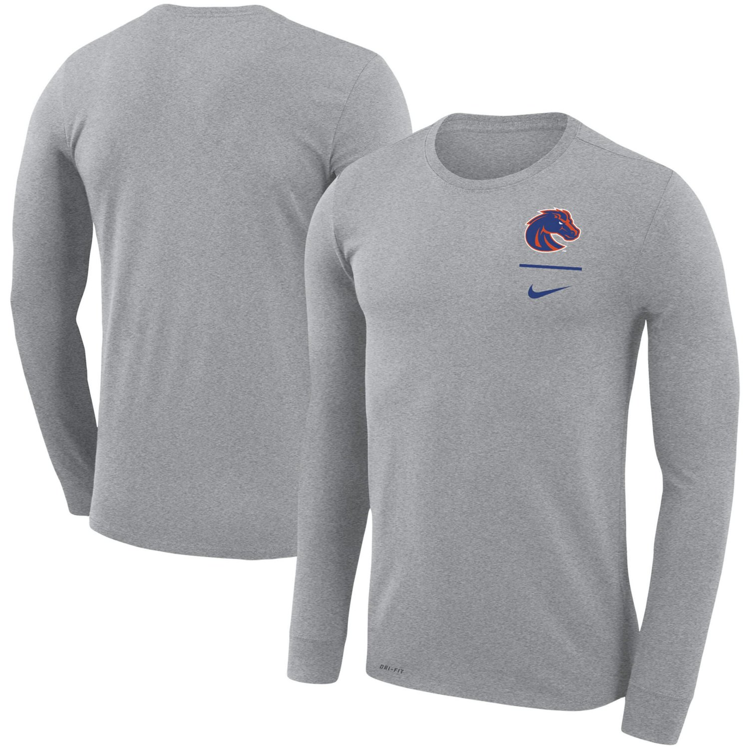 Nike Boise State Broncos Logo Stack Legend Performance Long Sleeve T ...