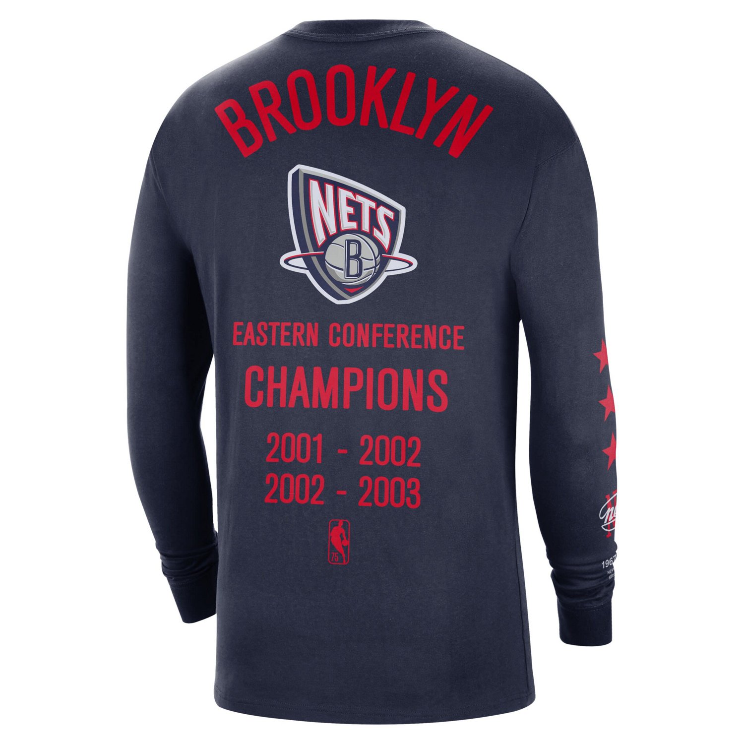 brooklyn nets long sleeve shirt