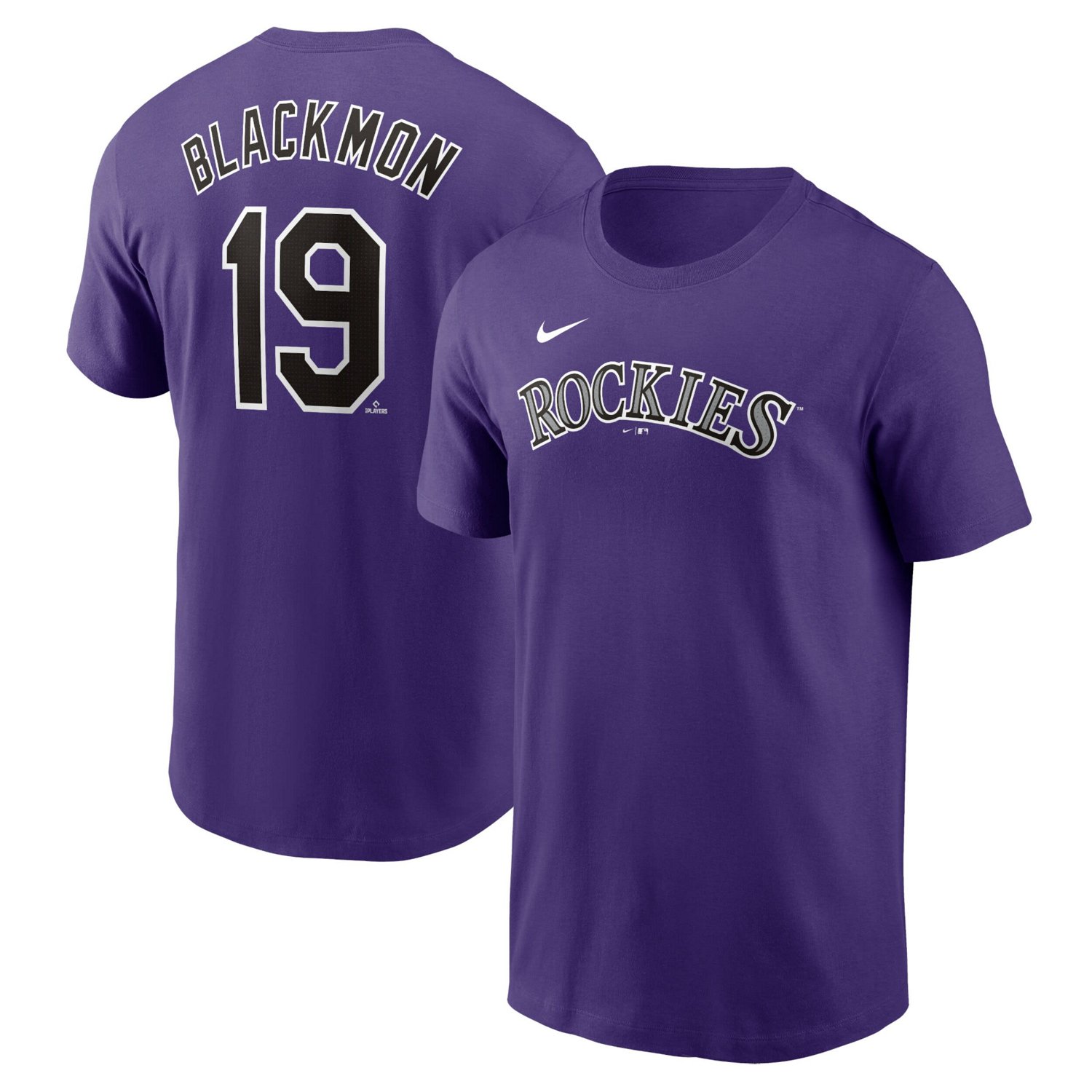 Nike Charlie Blackmon Colorado Rockies Fuse Name Number T-Shirt | Academy