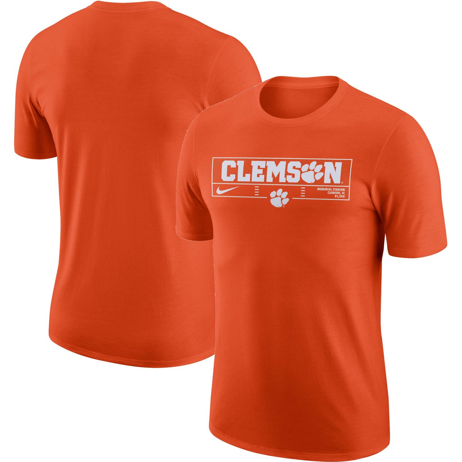 Nike Clemson Tigers Wordmark Stadium T-Shirt | Academy