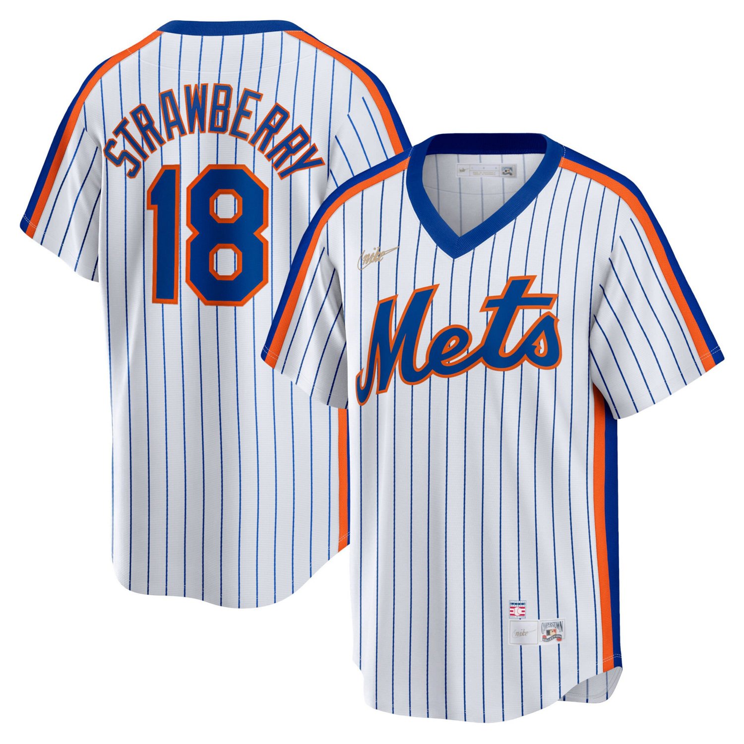 Nike Darryl Strawberry New York Mets Home Cooperstown Collection Player ...