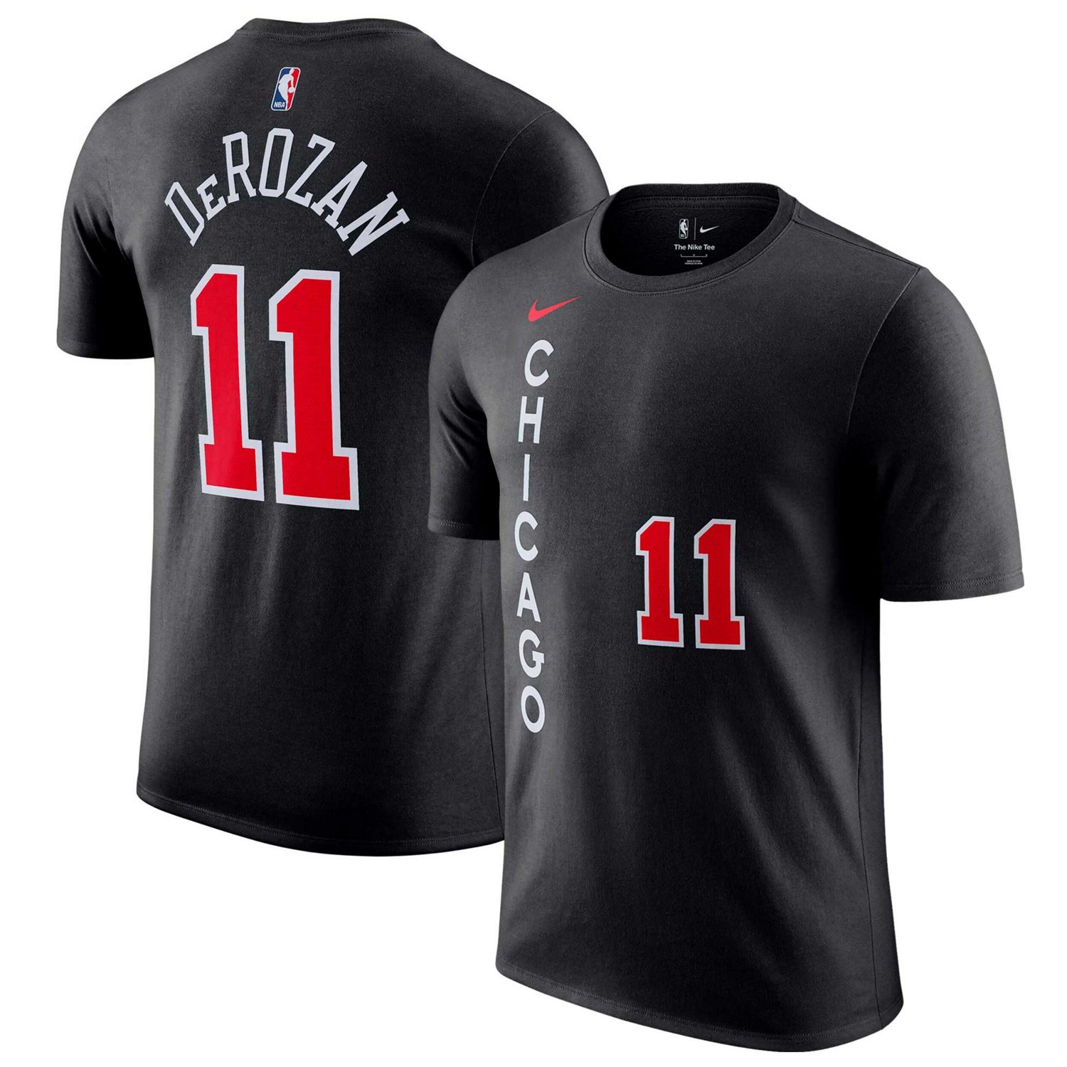 Nike DeMar DeRozan Chicago Bulls 2023/24 City Edition Name Number T