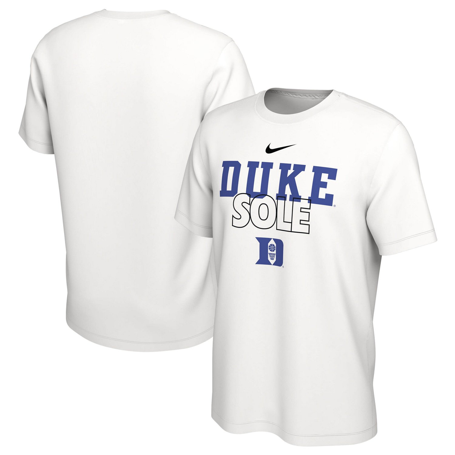 Nike Duke Blue Devils 2023 On Court Bench T-Shirt | Academy