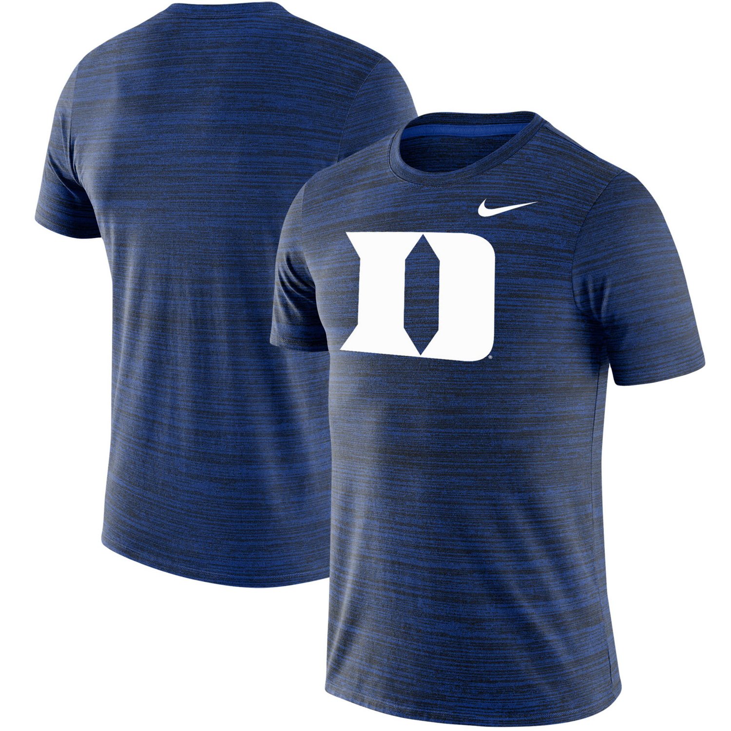 Nike Duke Blue Devils Big Tall Velocity Space-Dye Performance T-Shirt ...