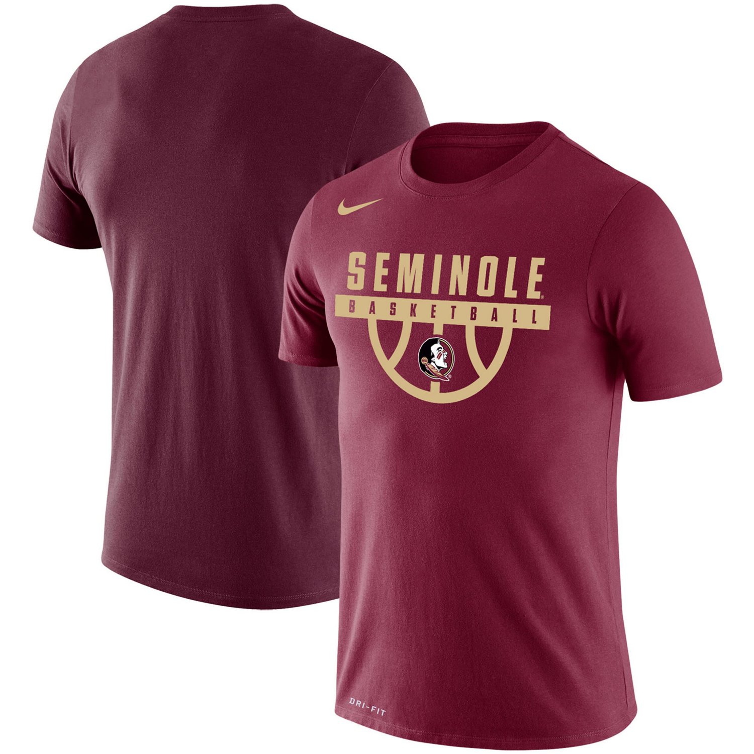 Nike Florida State Seminoles Basketball Drop Legend Performance T-Shirt ...