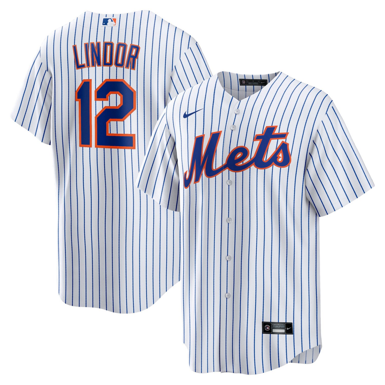 Nike Francisco Lindor New York Mets Alternate Replica Player Jersey ...