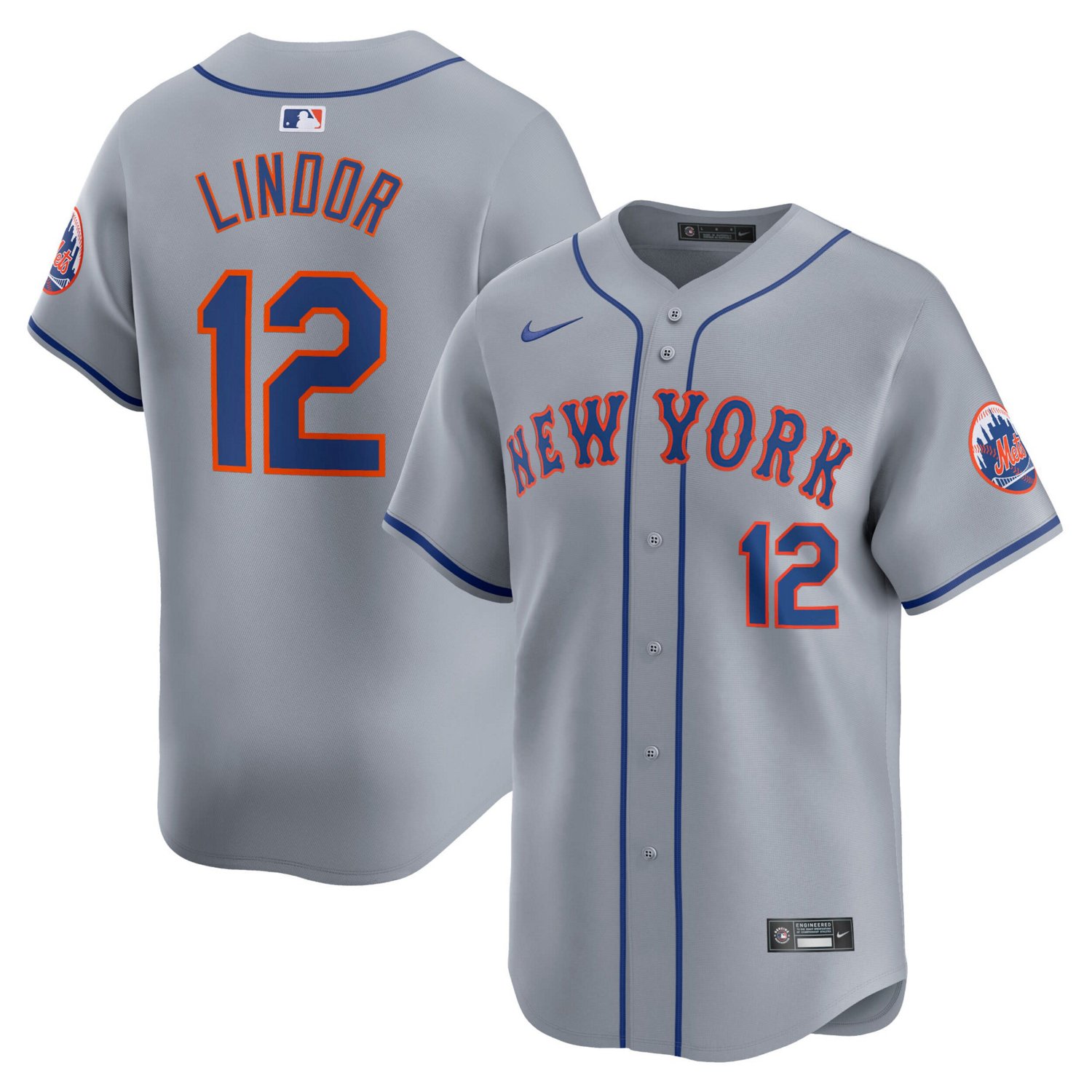 Nike Francisco Lindor New York Mets Away Limited Player Jersey | Academy