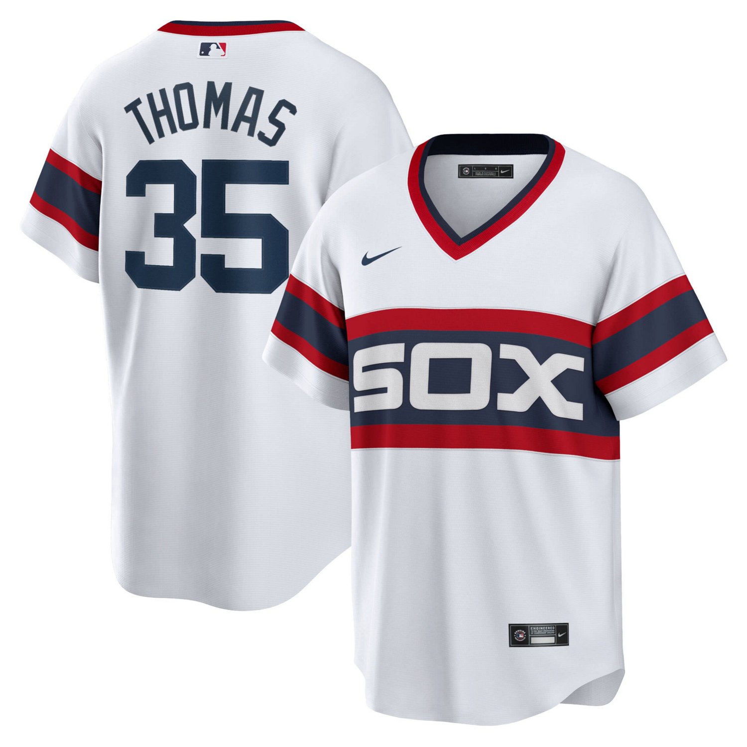 Nike Frank Thomas Chicago Sox Home Cooperstown Collection Player Jersey ...