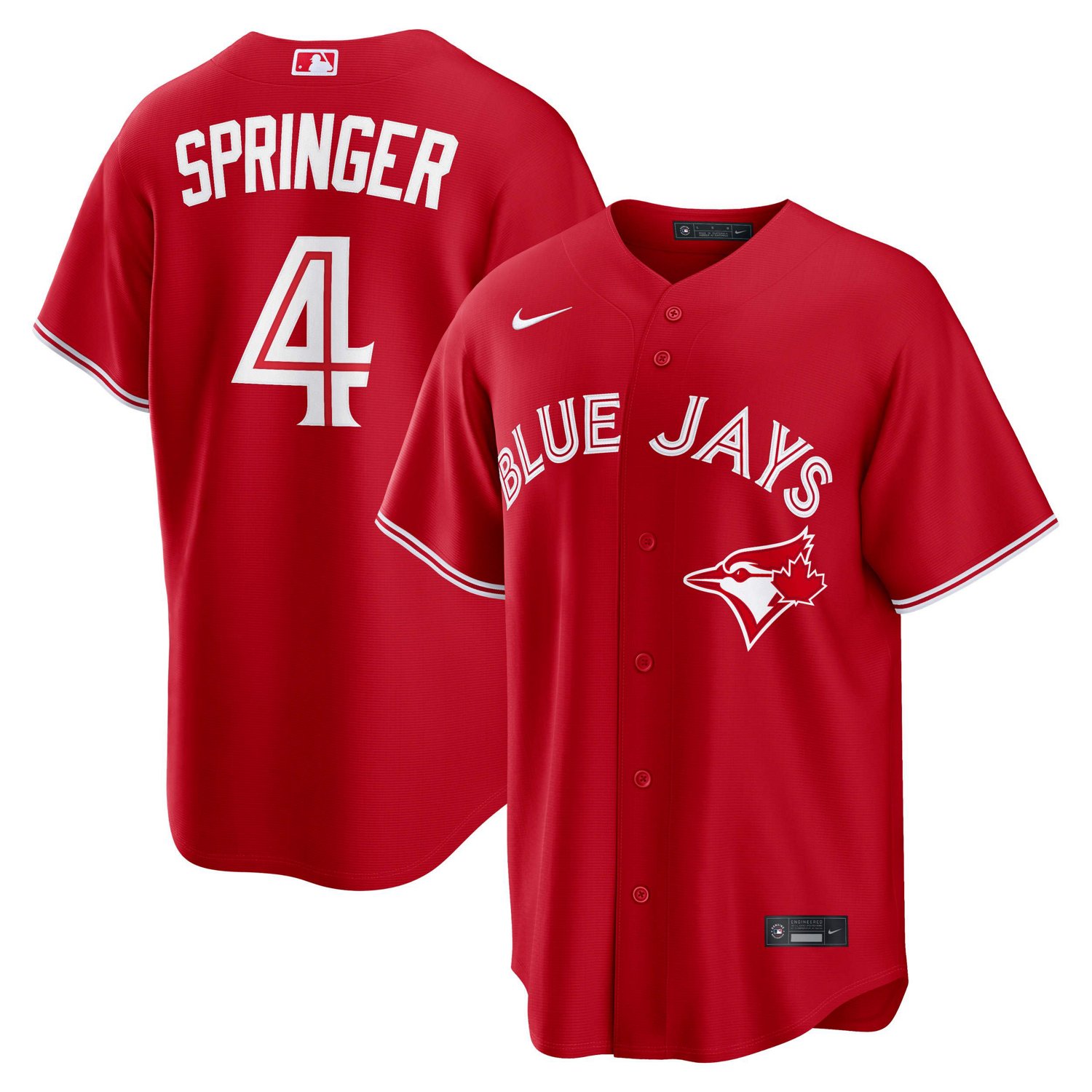 Nike George Springer Toronto Blue Jays Canada Day Replica Jersey | Academy