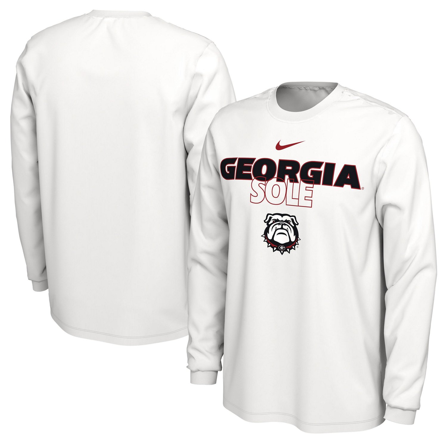 Nike Georgia Bulldogs 2023 On Court Bench Long Sleeve T-Shirt | Academy