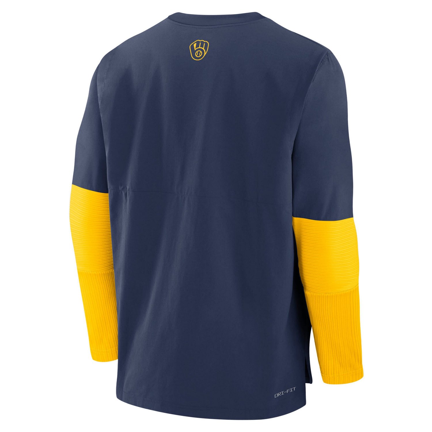 Nike Gold Milwaukee Brewers Authentic Collection Player Lightweight ...