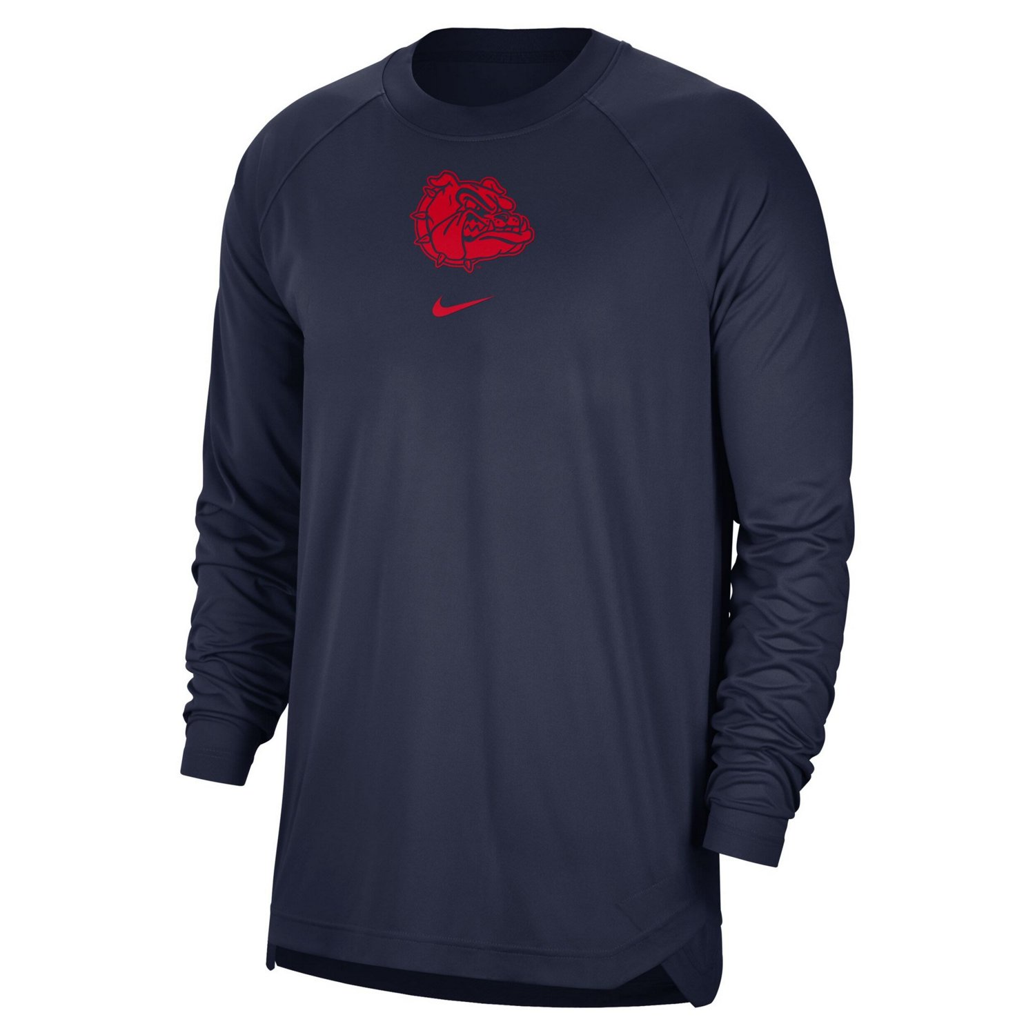 Nike Gonzaga Bulldogs Basketball Spotlight Performance Raglan T-Shirt ...