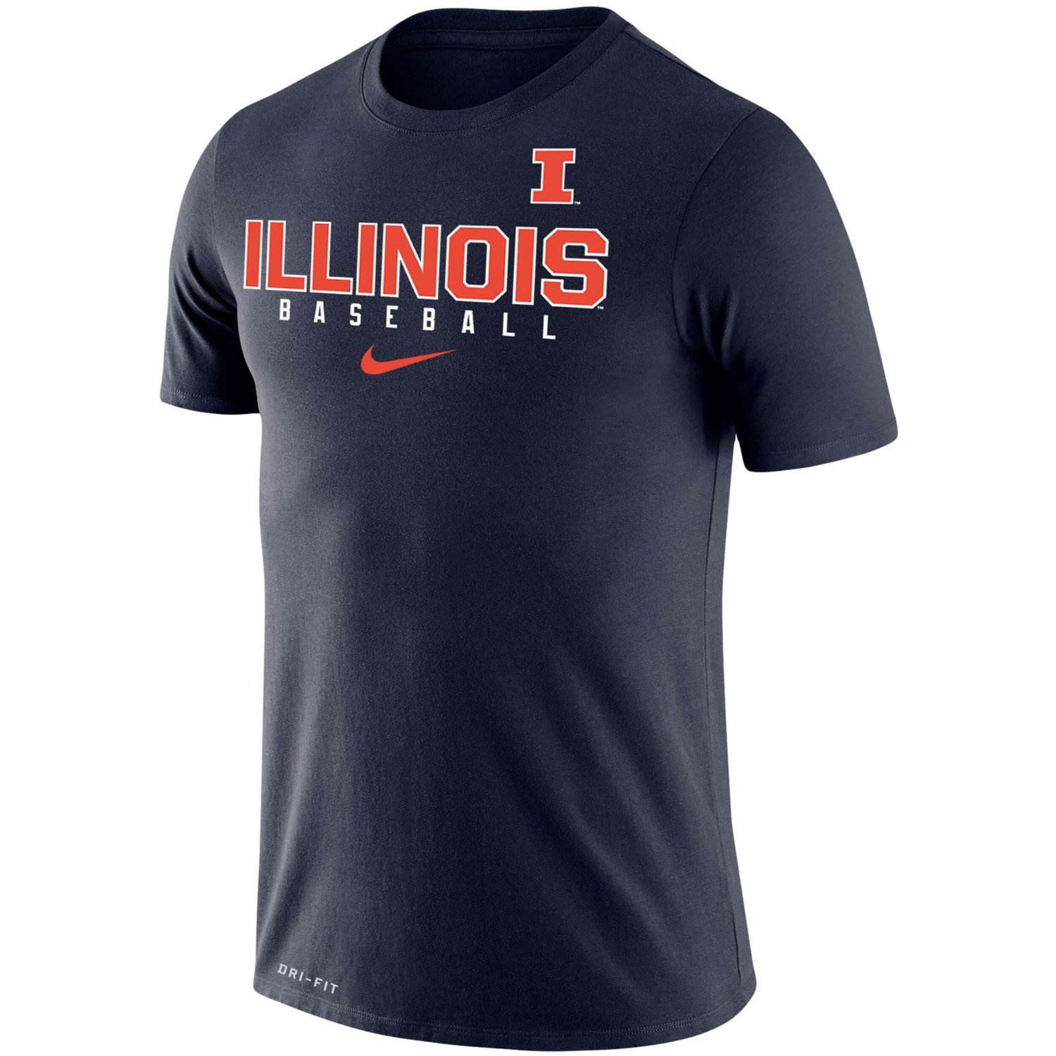 Nike Illinois Fighting Illini Baseball Legend Performance T-Shirt | Academy