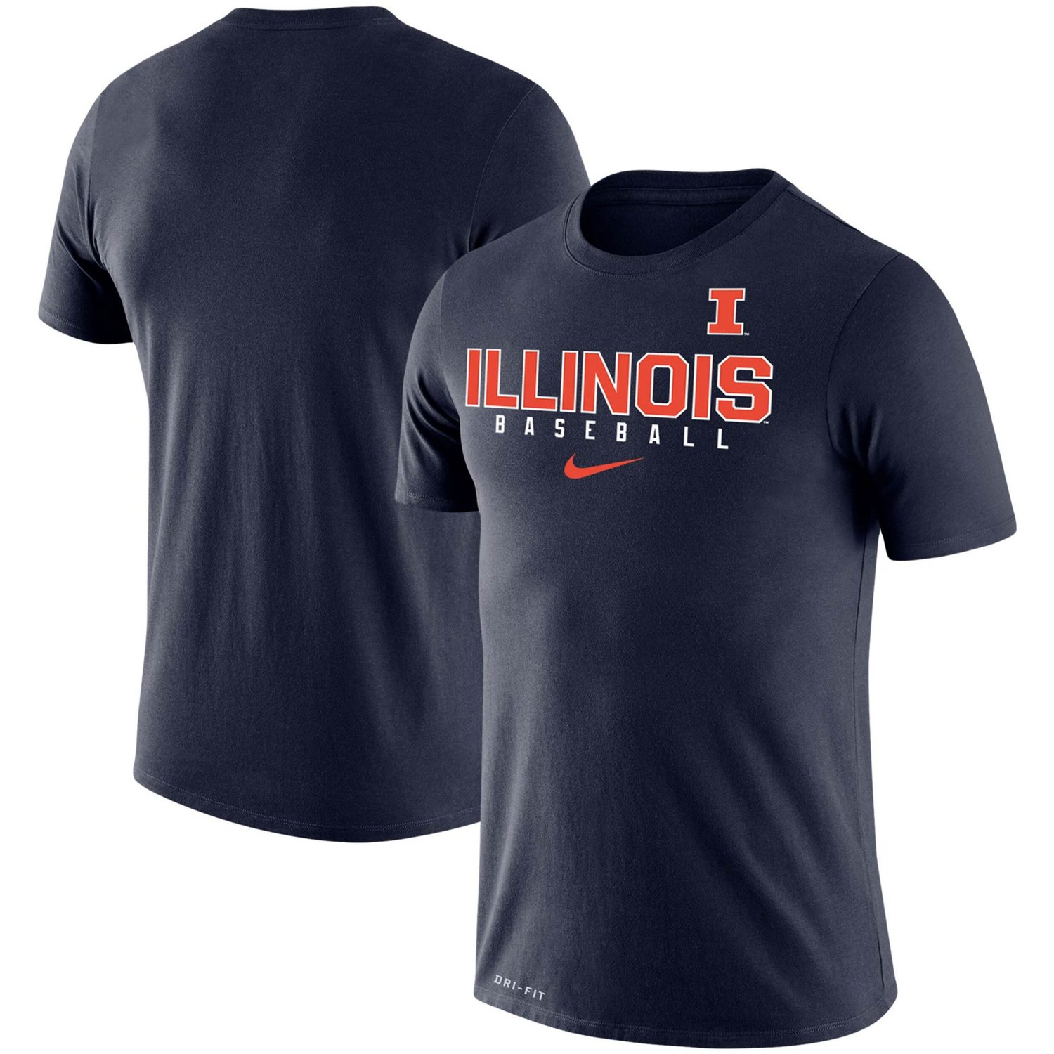 Nike Illinois Fighting Illini Baseball Legend Performance T-Shirt | Academy