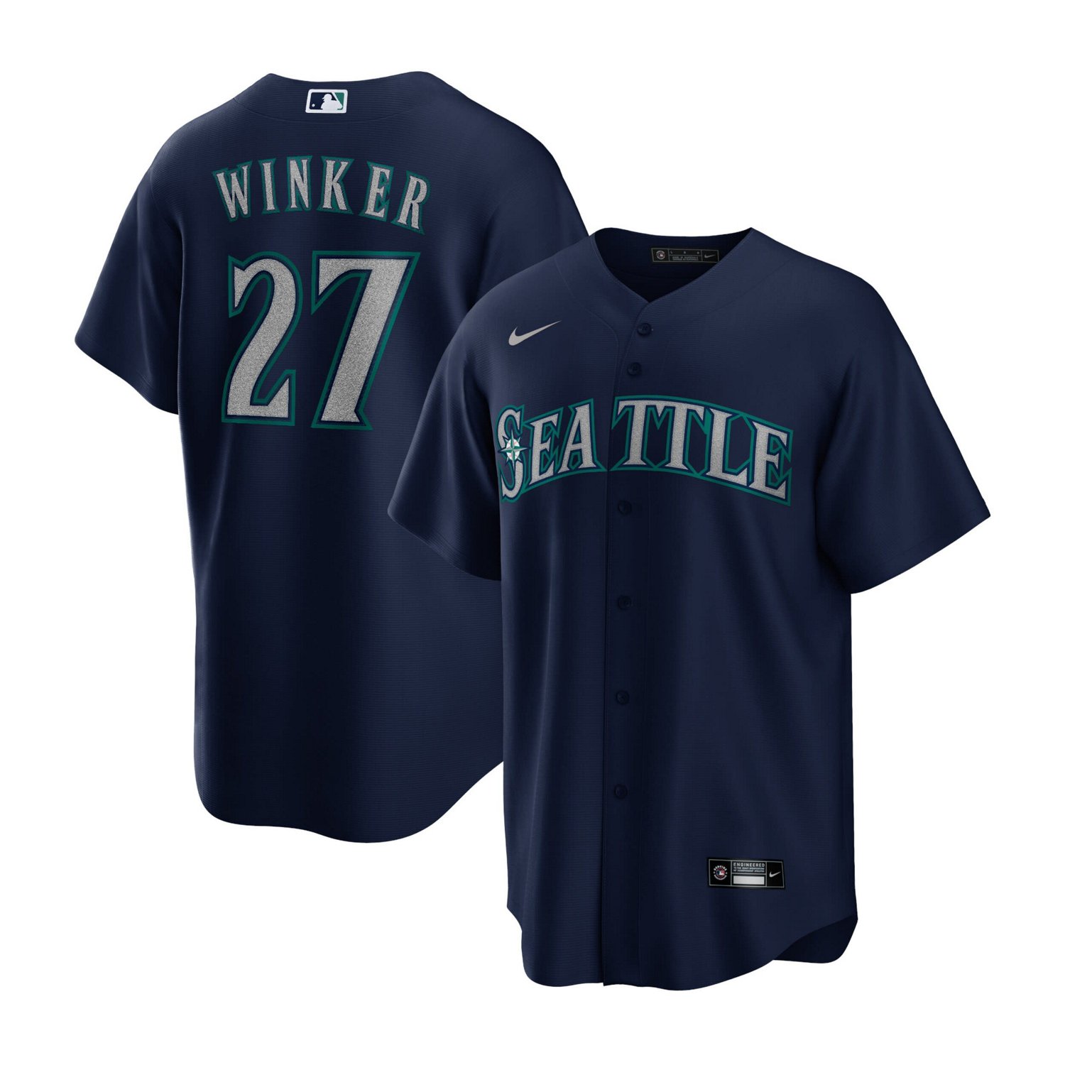 Nike Jesse Winker Seattle Mariners Alternate Replica Player Jersey Academy