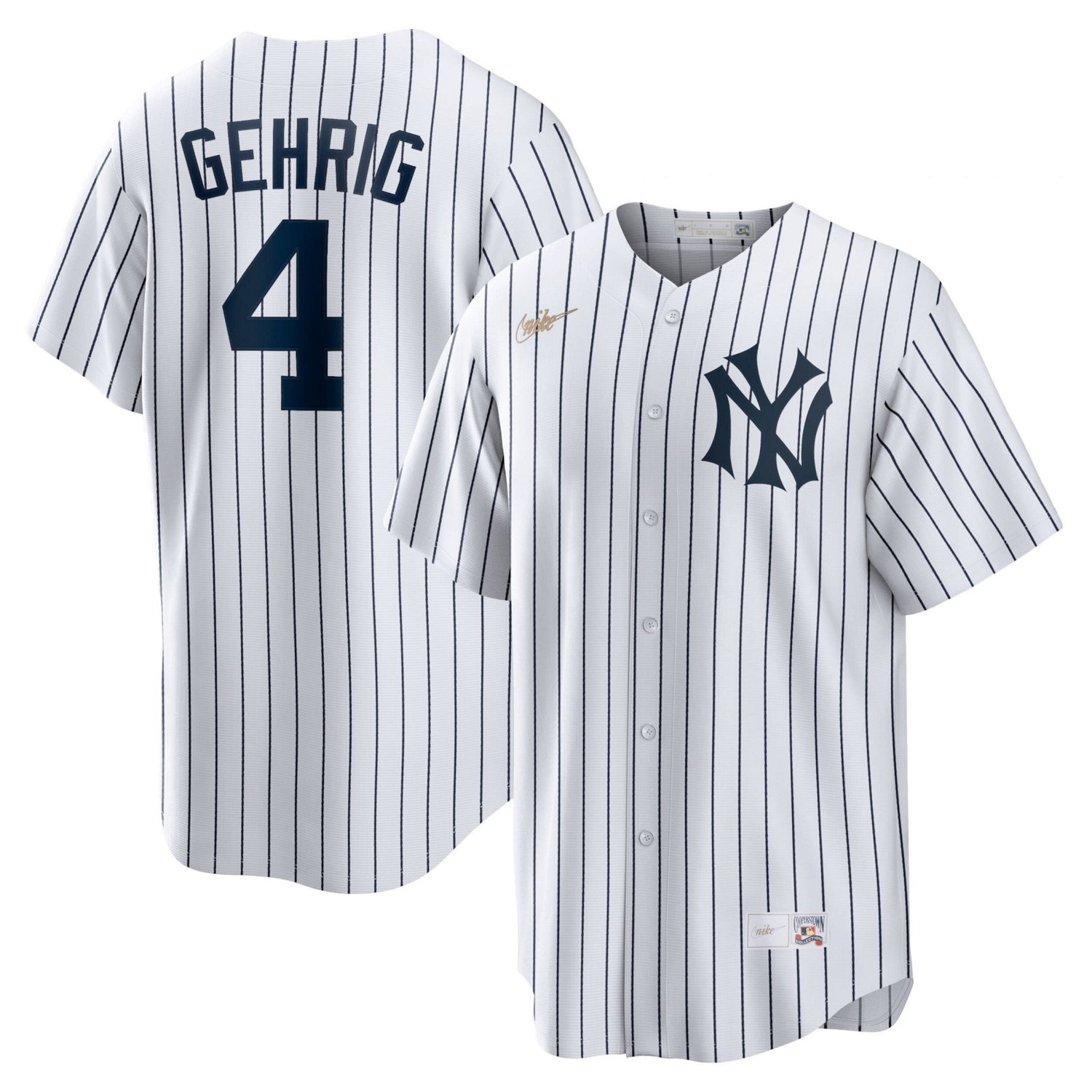 Nike Lou Gehrig New York Yankees Home Cooperstown Collection Player ...