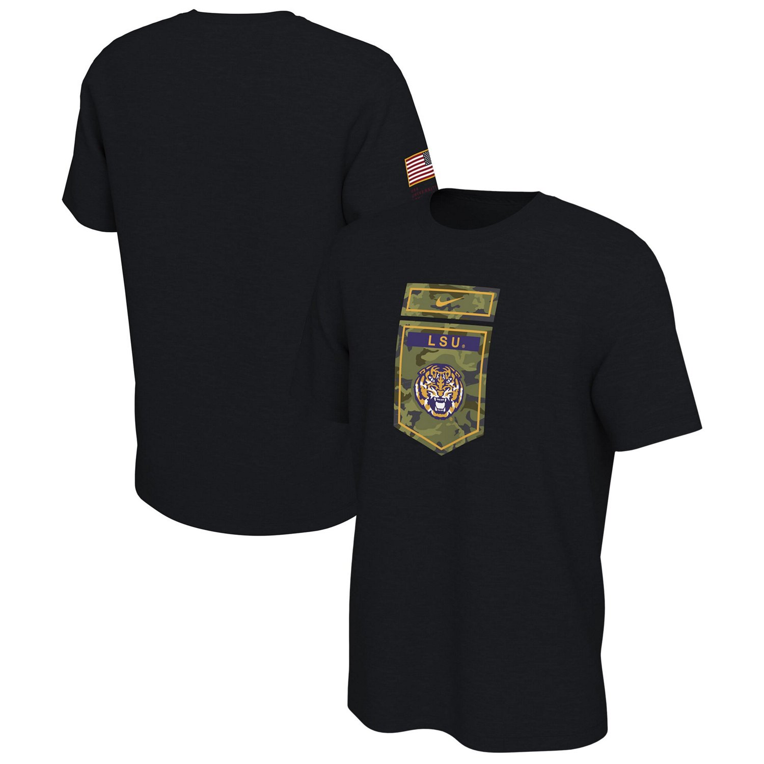Nike LSU Tigers Veterans Camo T-Shirt | Free Shipping at Academy