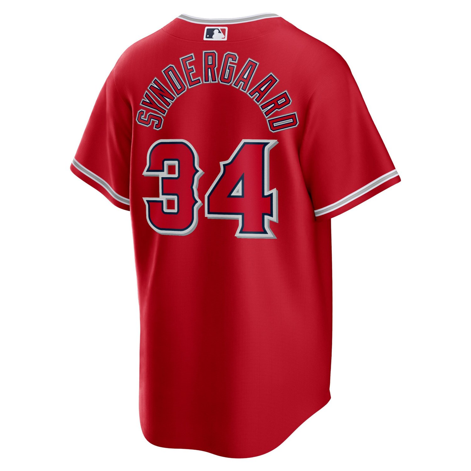 Nike Noah Syndergaard Los Angeles Angels Alternate Replica Player ...