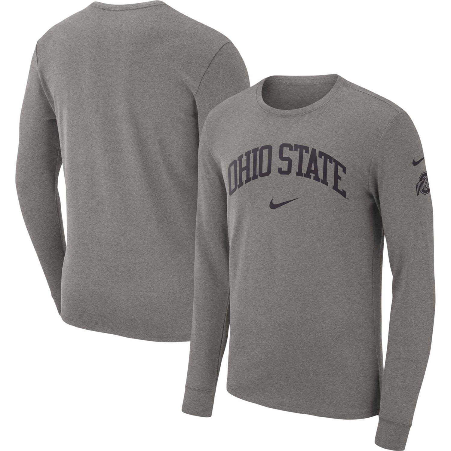 Nike Ohio State Buckeyes Arch 2-Hit Long Sleeve T-Shirt | Academy