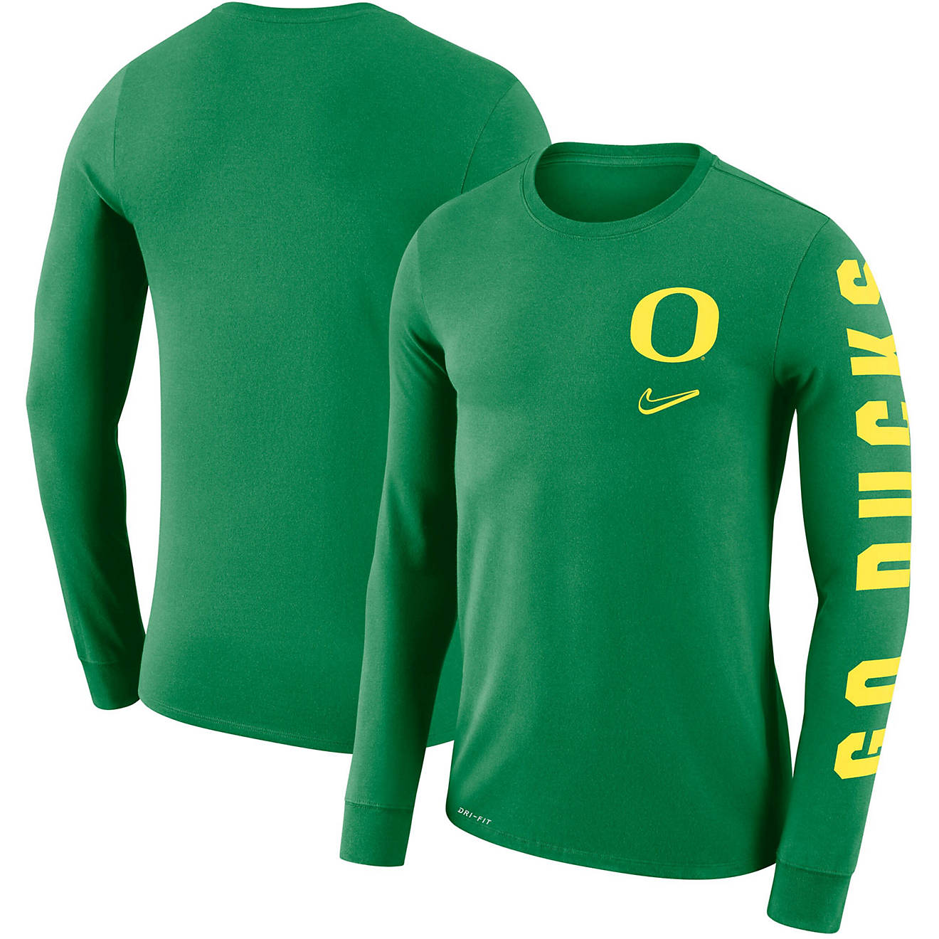 Nike Oregon Ducks Local Mantra Performance Long Sleeve T-Shirt | Academy